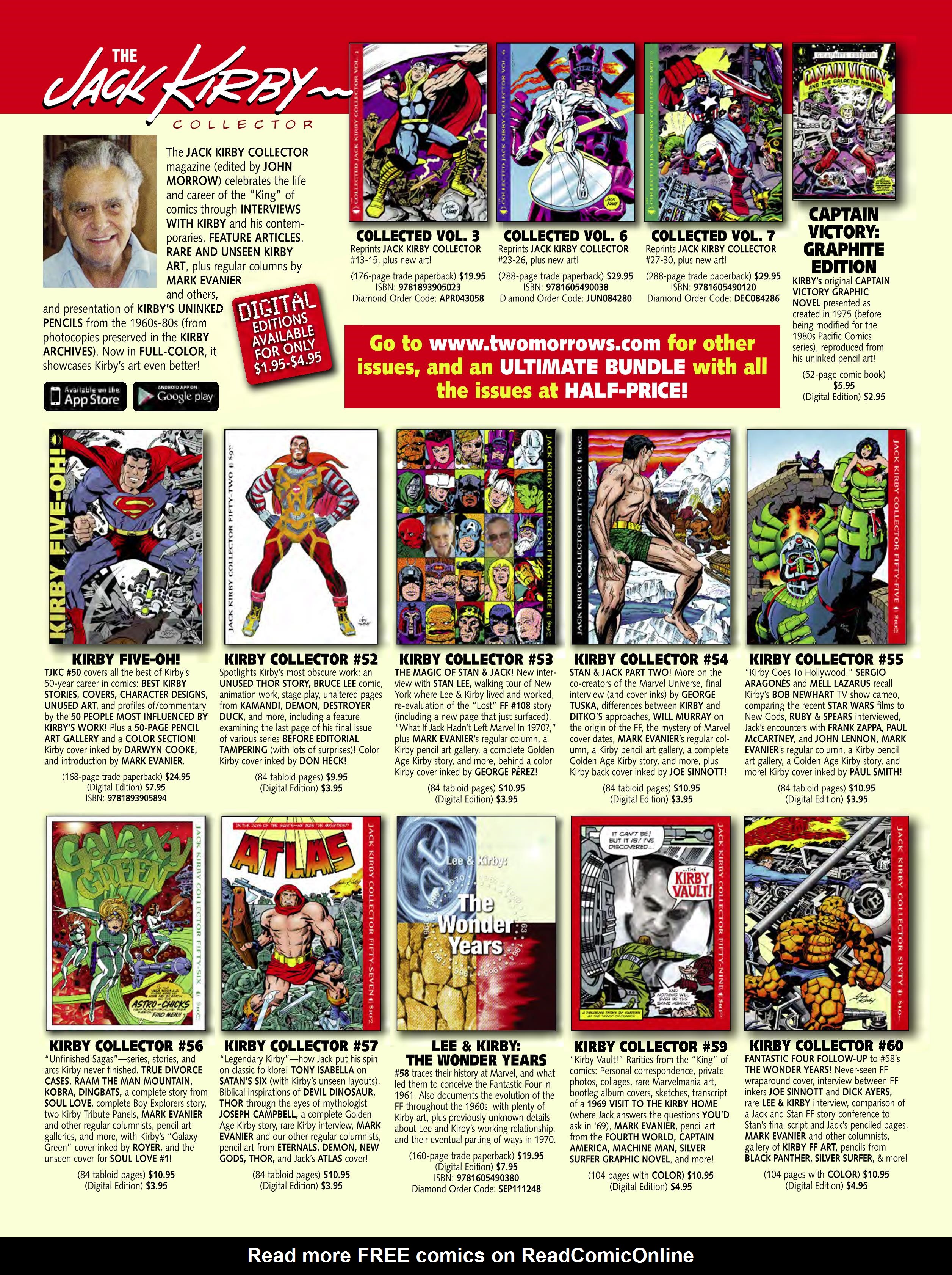 Read online The Jack Kirby Collector comic -  Issue #71 - 94