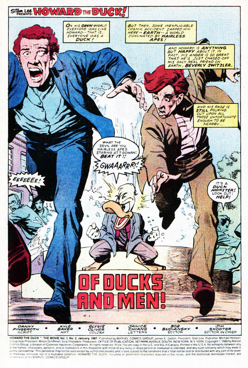Read online Howard The Duck: The Movie comic -  Issue #2 - 2