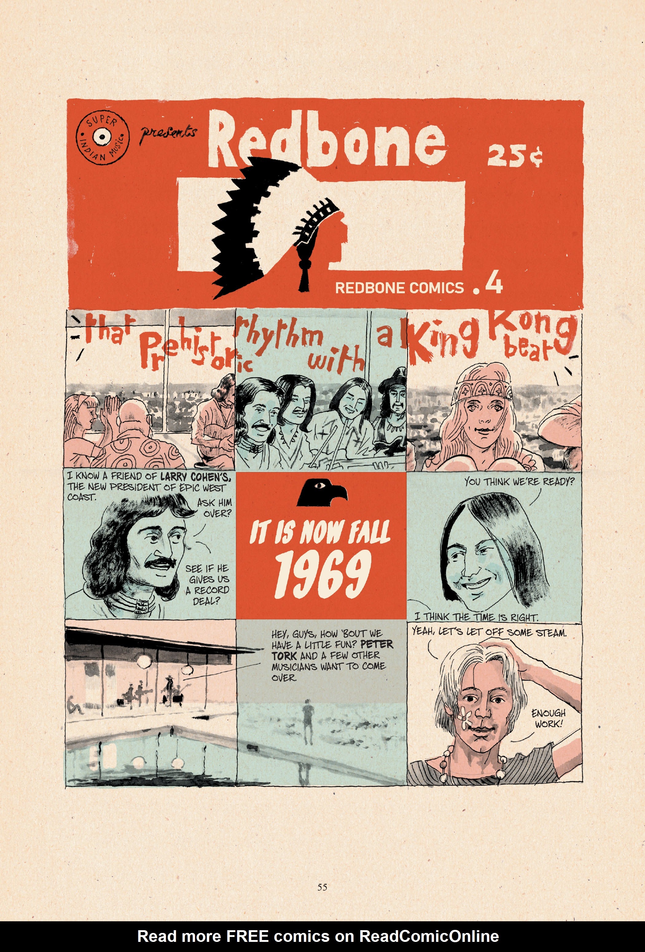 Read online Redbone: The True Story of A Native American Rock Band comic -  Issue # TPB - 47