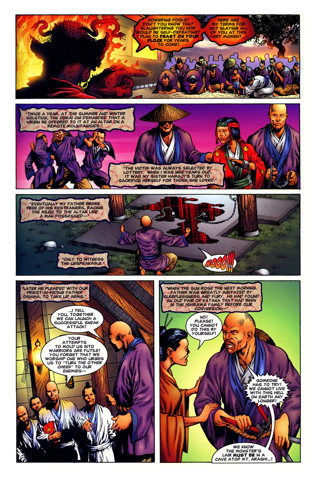 Read online Shi: The Blood of Saints comic -  Issue #1 - 5