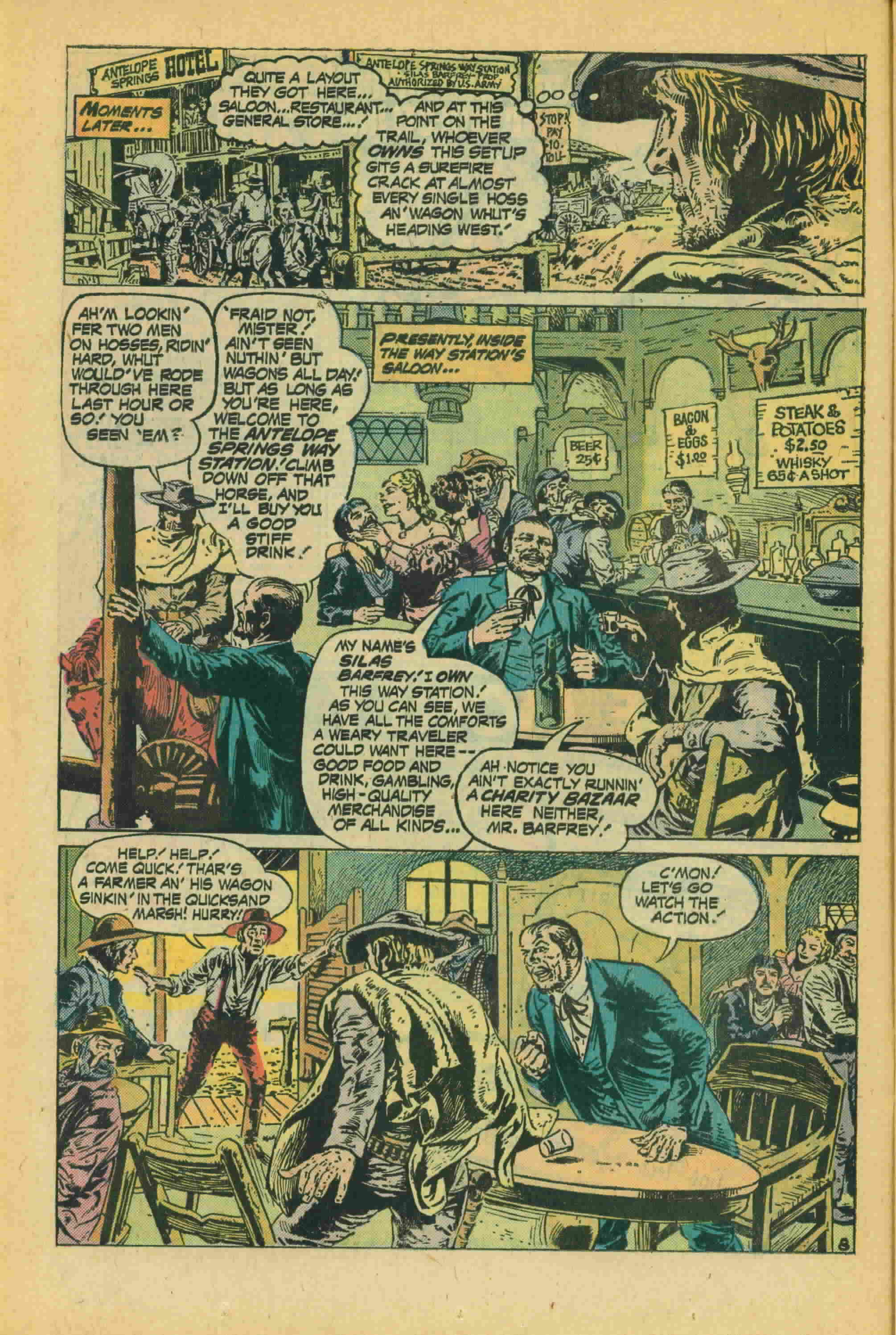 Read online Weird Western Tales (1972) comic -  Issue #25 - 9