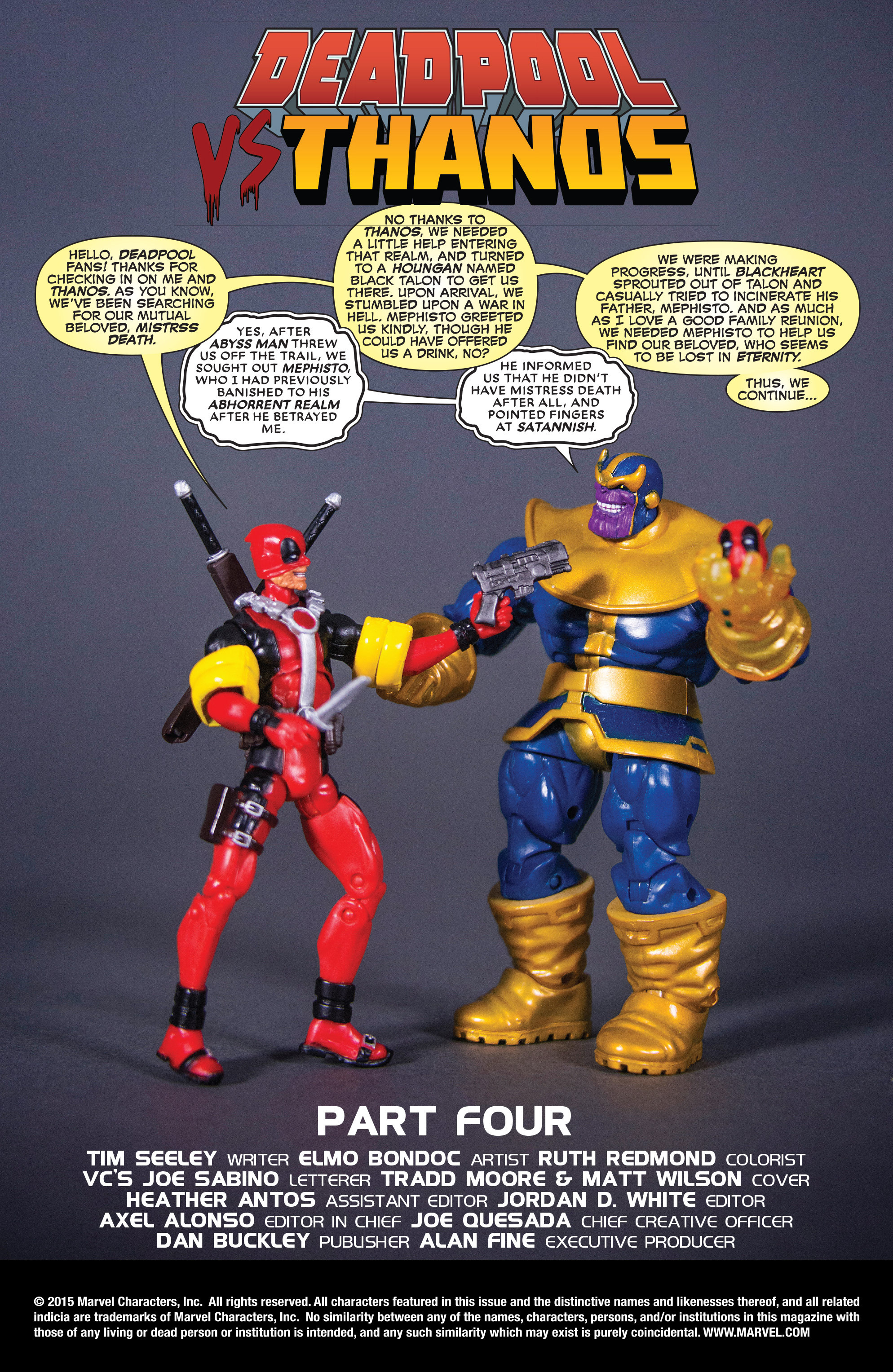 Read online Deadpool vs. Thanos comic -  Issue #4 - 2