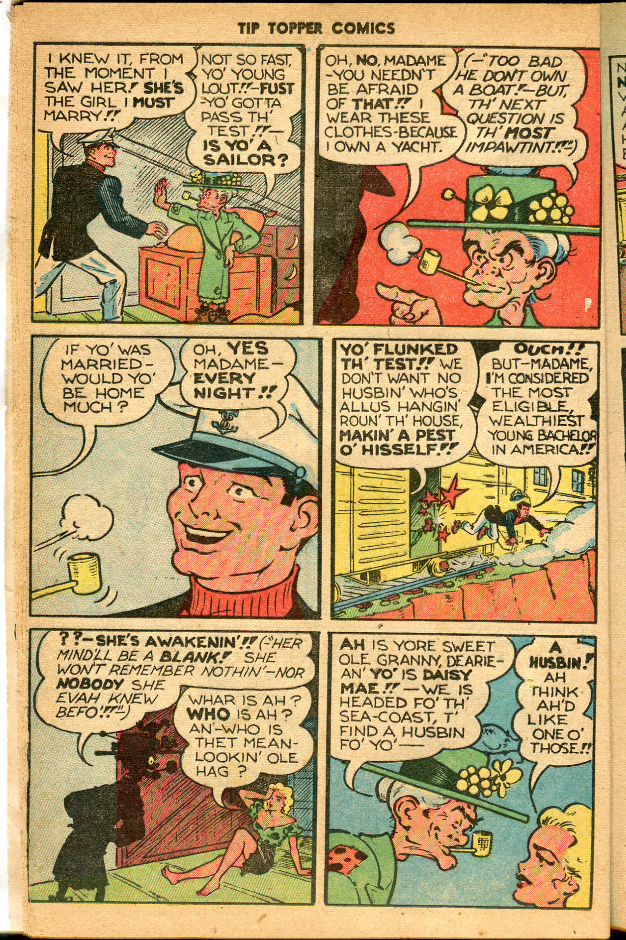 Read online Tip Topper Comics comic -  Issue #8 - 12