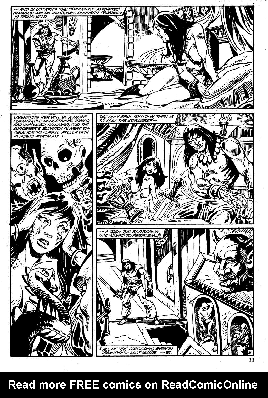 Read online The Savage Sword Of Conan comic -  Issue #86 - 11