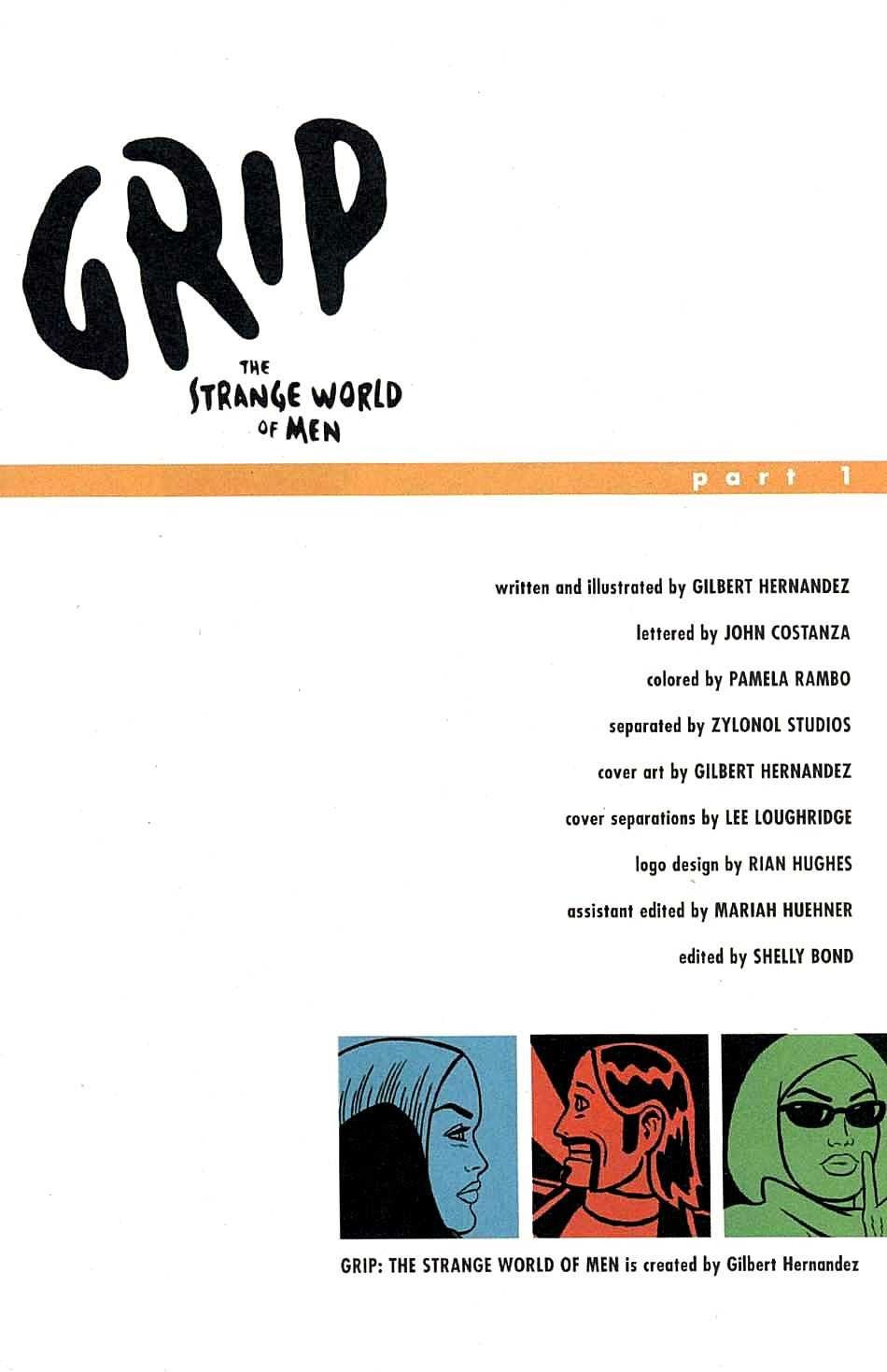Read online Grip: The Strange World of Men comic -  Issue #1 - 2