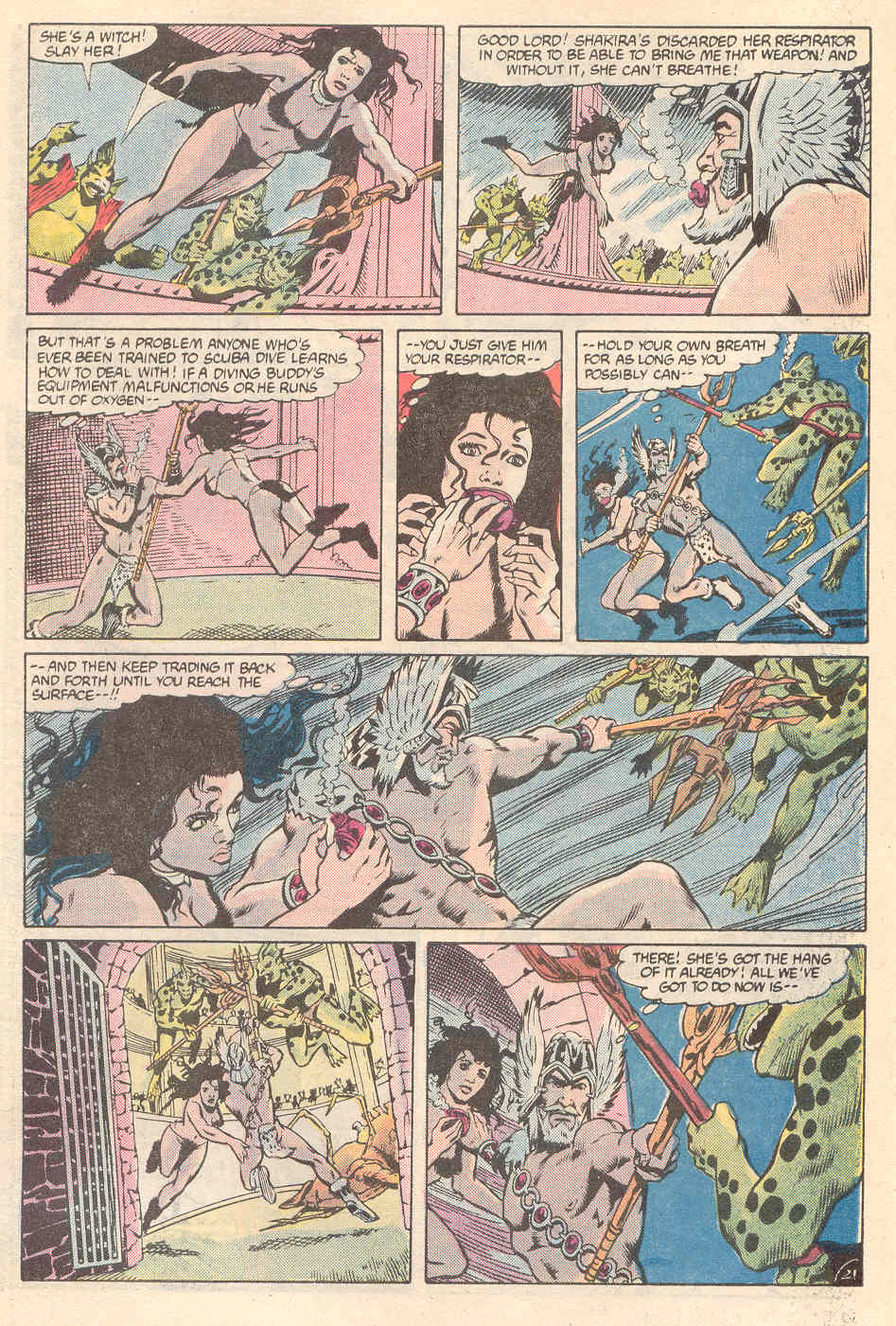 Read online Warlord (1976) comic -  Issue #111 - 21