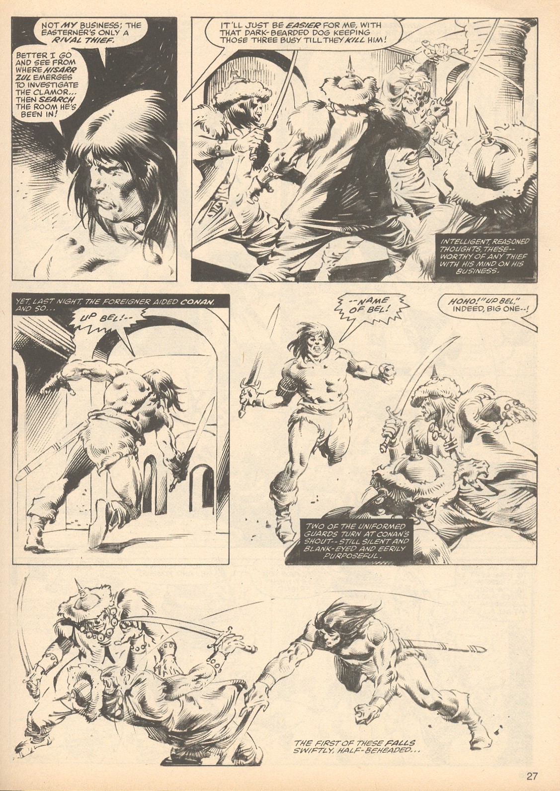 Read online The Savage Sword Of Conan comic -  Issue #53 - 27