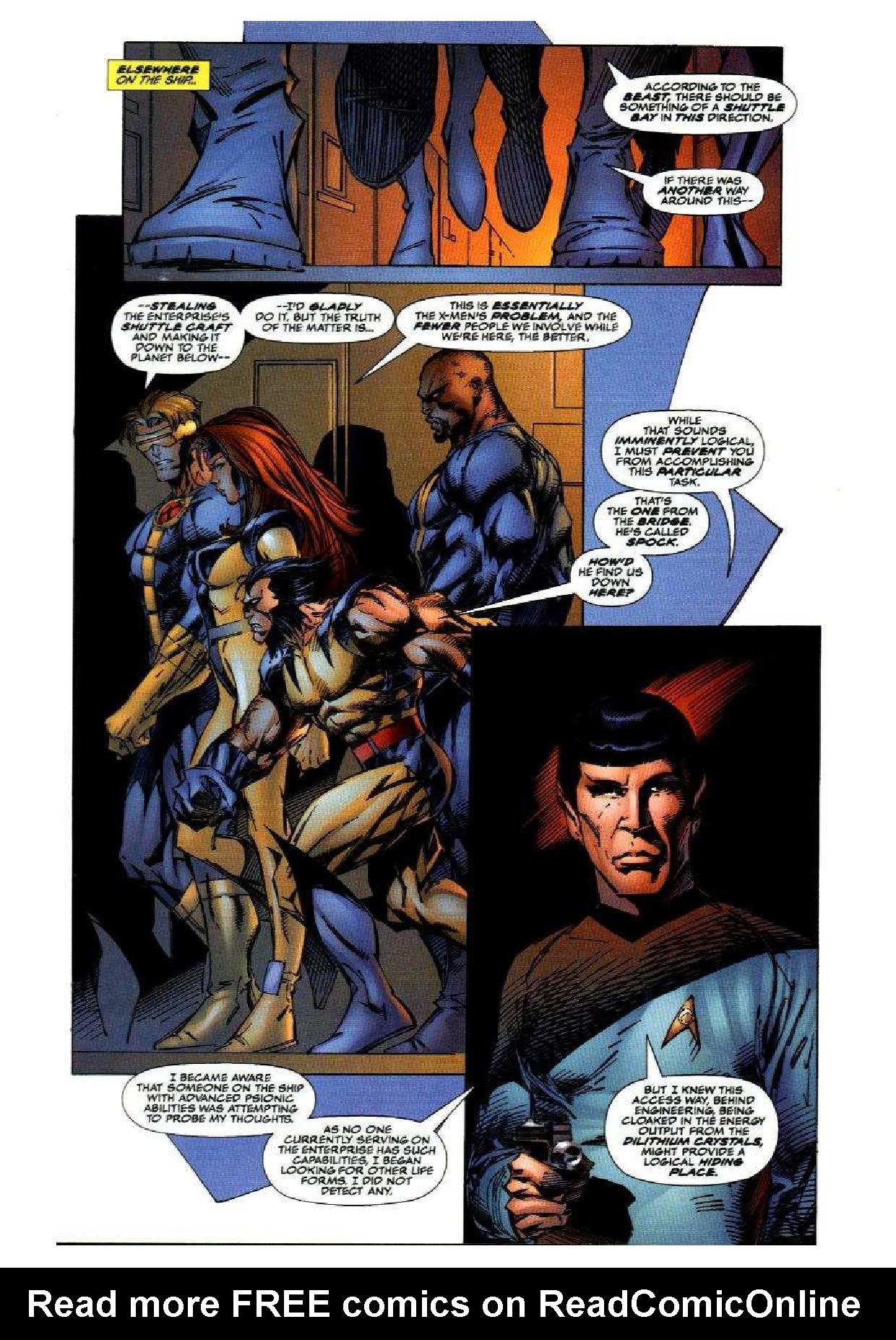 Read online Star Trek/X-Men comic -  Issue # Full - 17