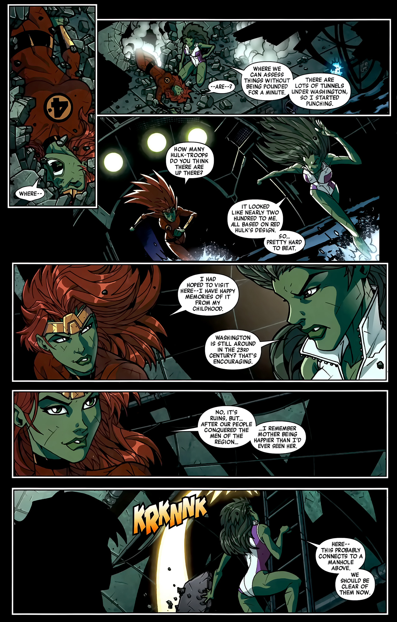 Read online Fall of the Hulks: The Savage She-Hulks comic -  Issue #3 - 9