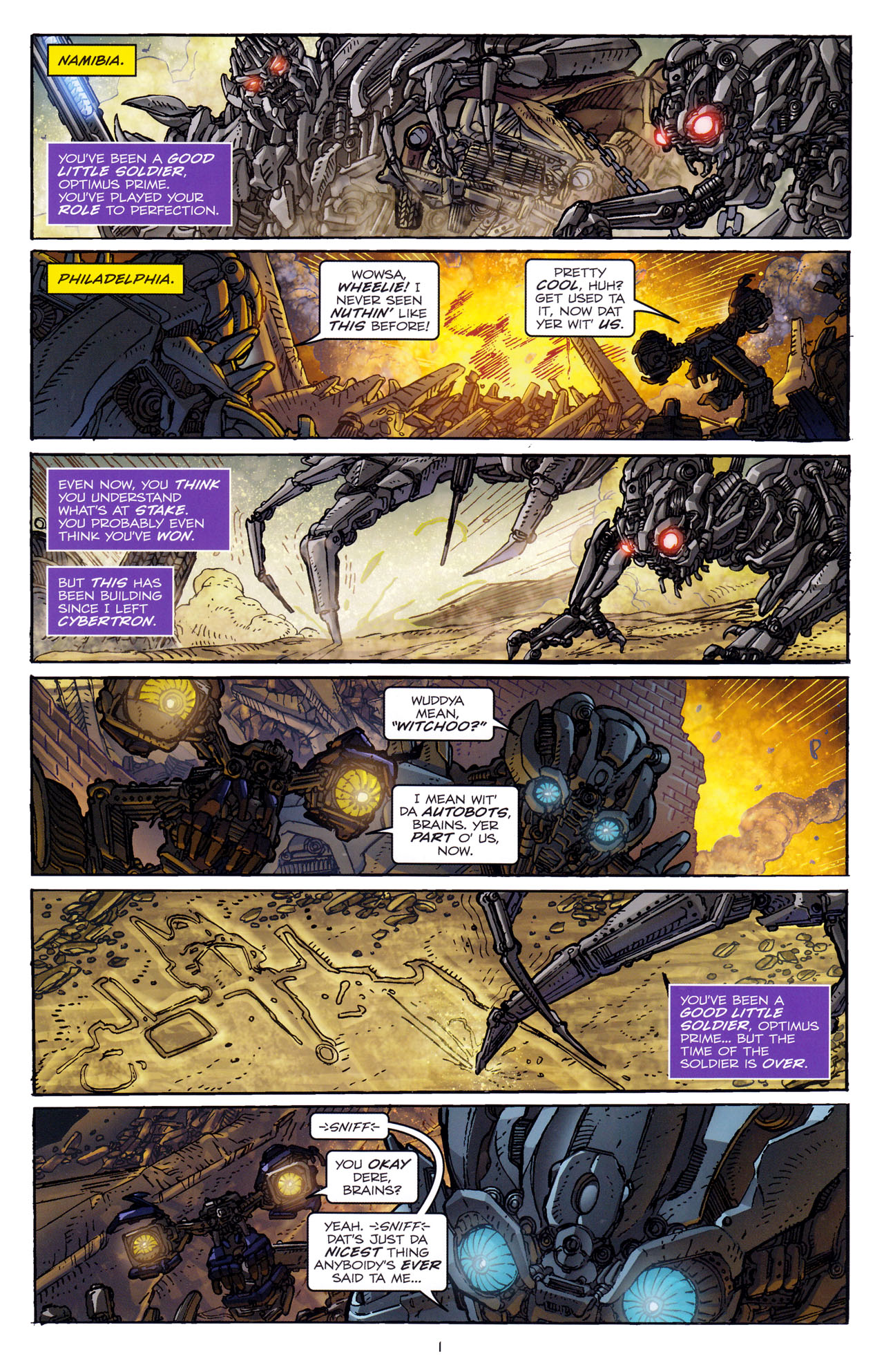Read online Transformers: Dark of the Moon Rising Storm comic -  Issue #4 - 3