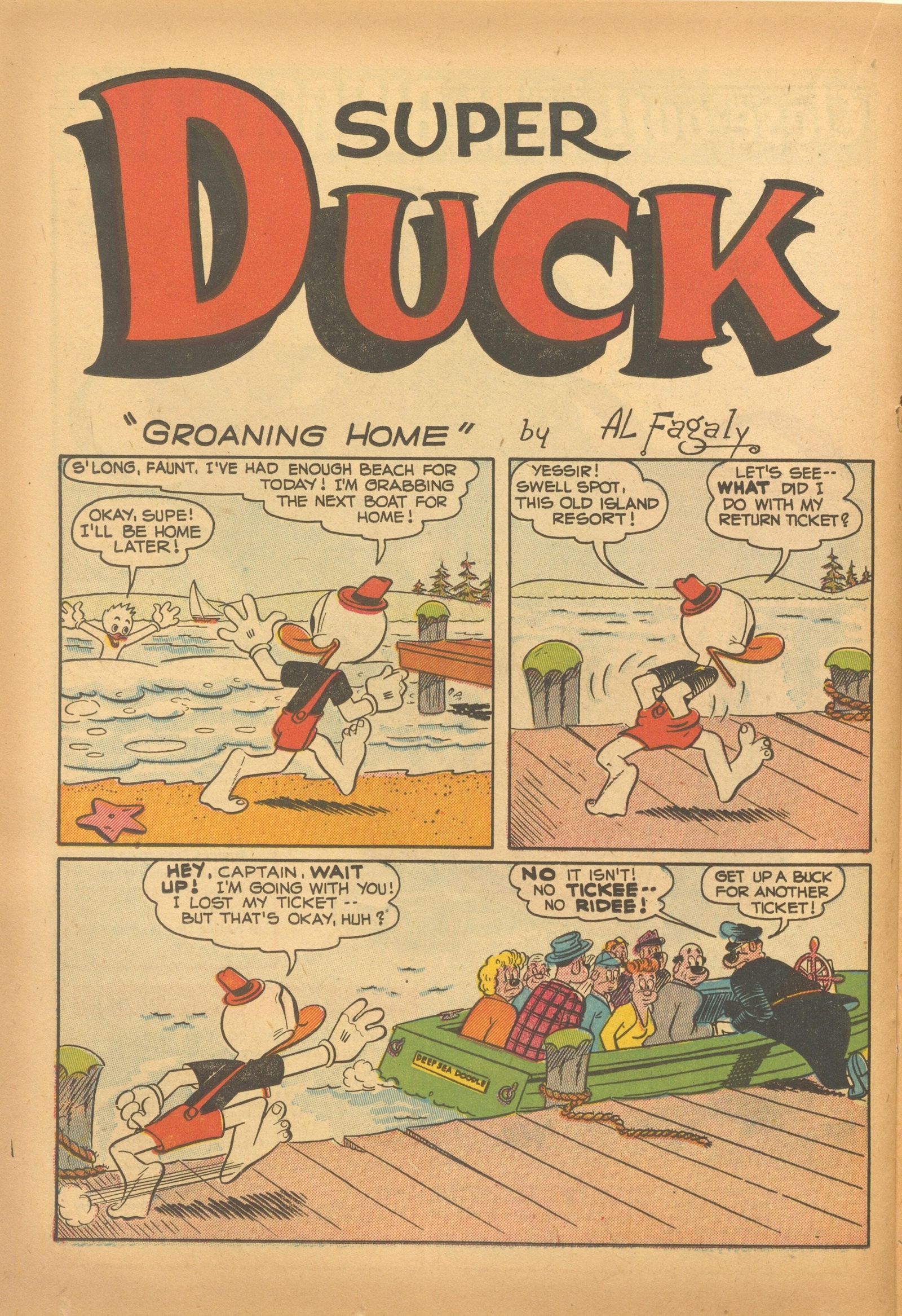 Read online Super Duck Comics comic -  Issue #30 - 32