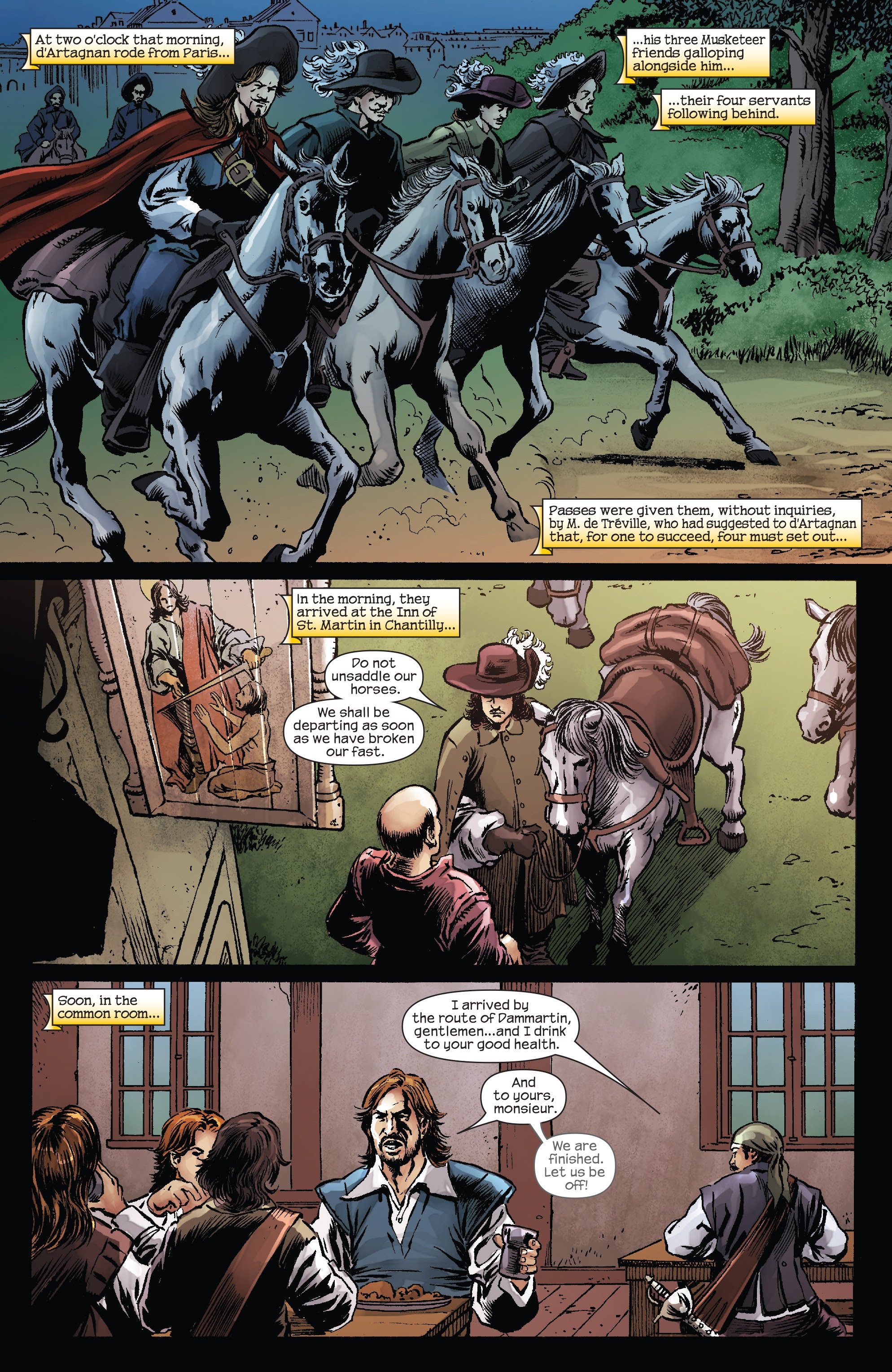 Read online Marvel Illustrated: The Three Musketeers comic -  Issue #2 - 17