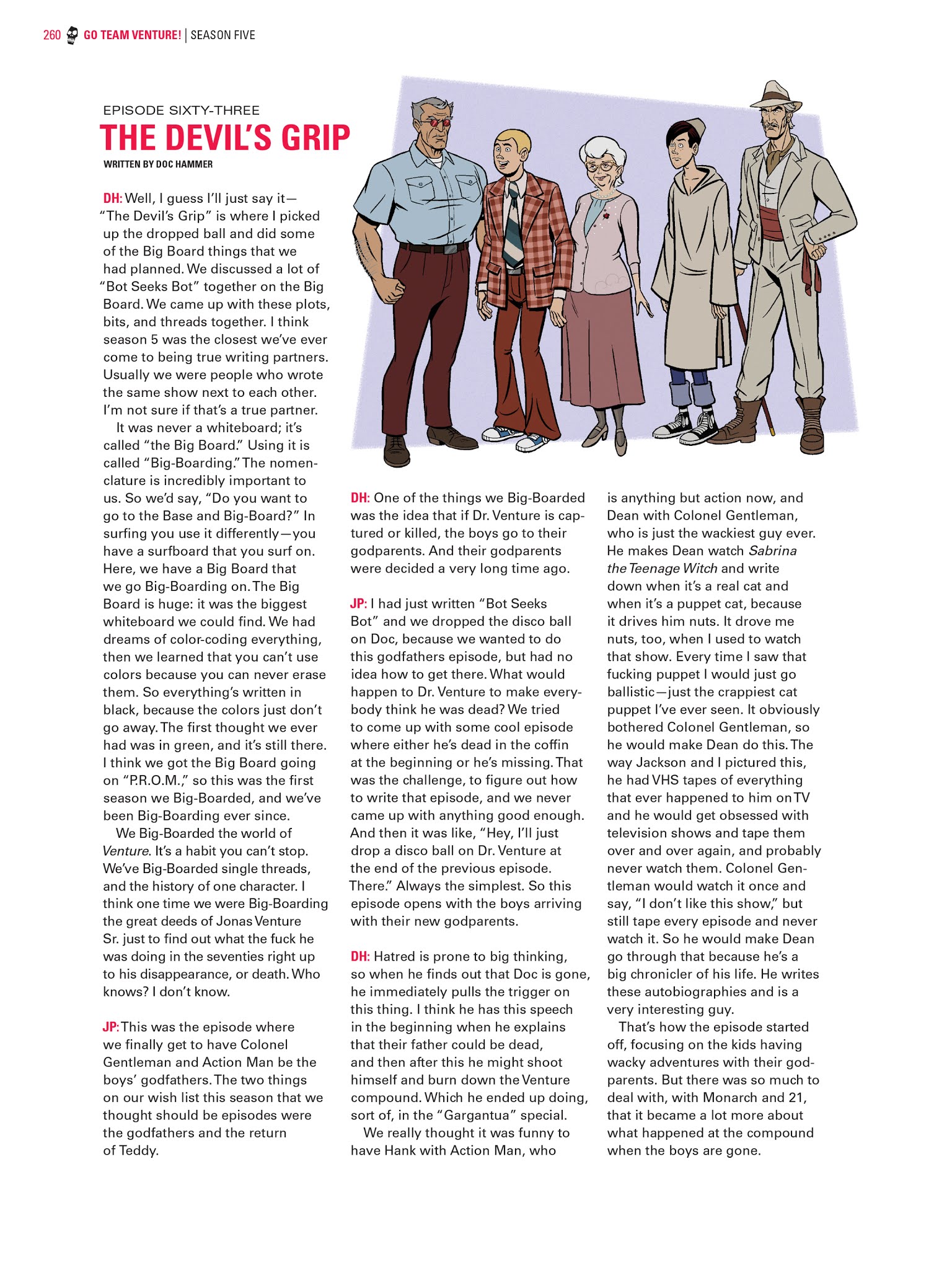 Read online Go Team Venture!: The Art and Making of The Venture Bros. comic -  Issue # TPB (Part 3) - 59