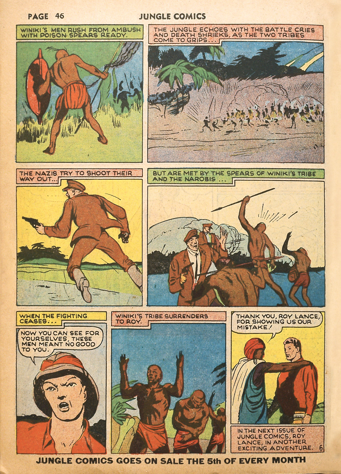 Read online Jungle Comics comic -  Issue #13 - 48