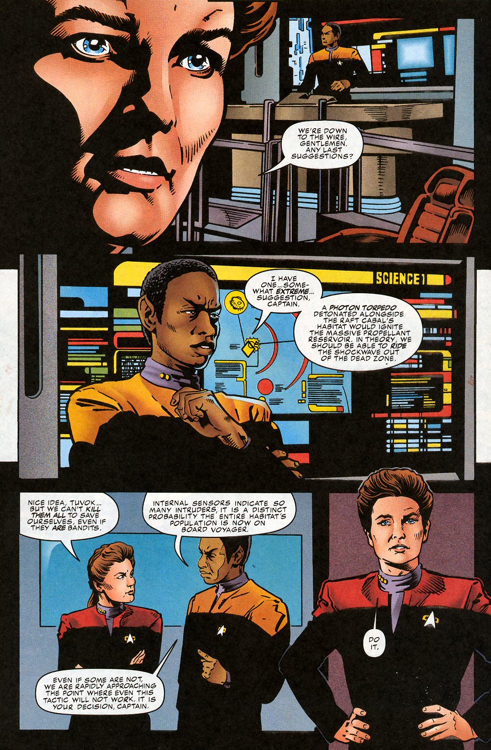Read online Star Trek: Voyager comic -  Issue #9 - 23