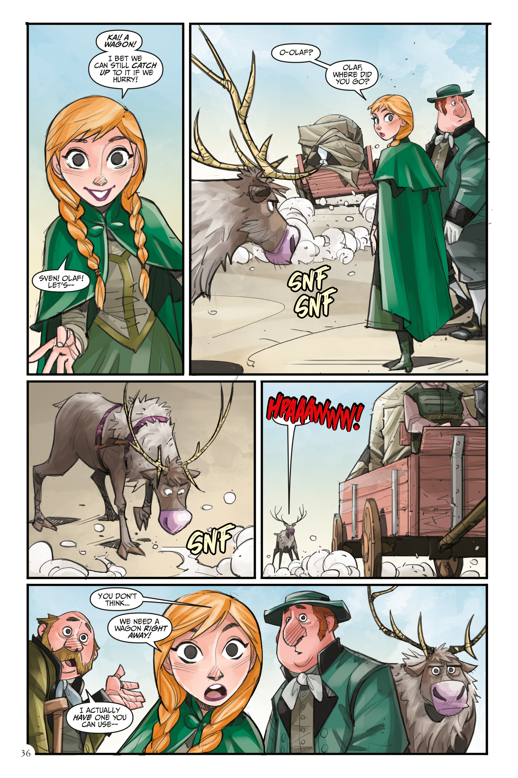 Read online Disney Frozen: Reunion Road comic -  Issue # _TPB - 35