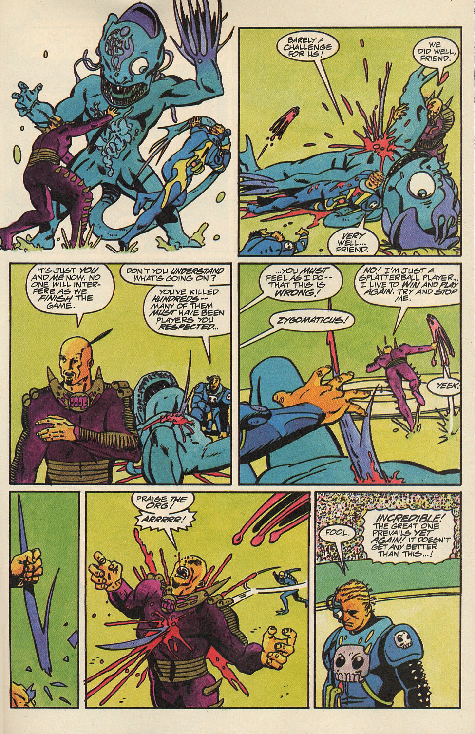 Read online Splatterball comic -  Issue # Full - 13