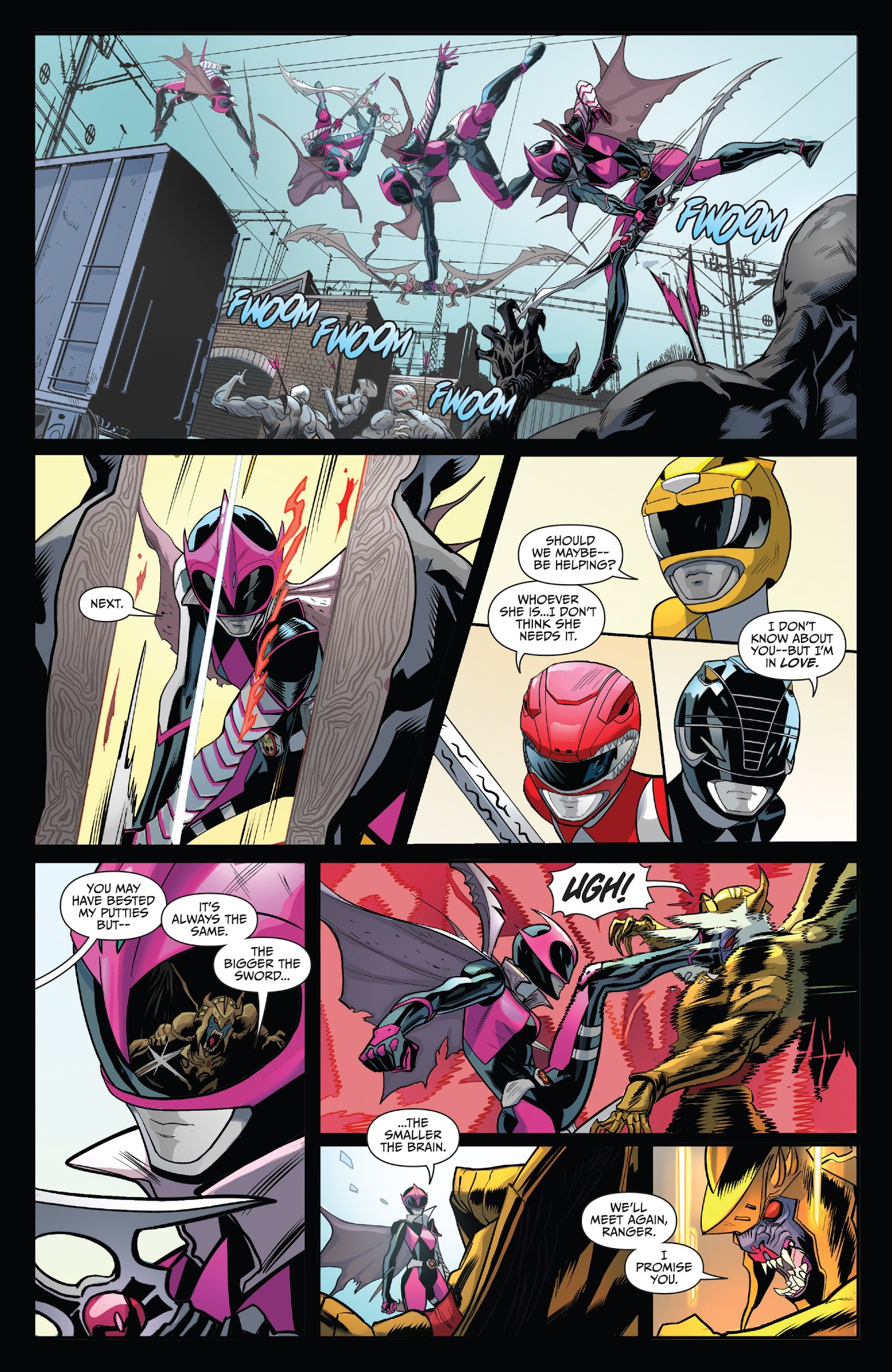 Read online Saban's Go Go Power Rangers comic -  Issue #9 - 13