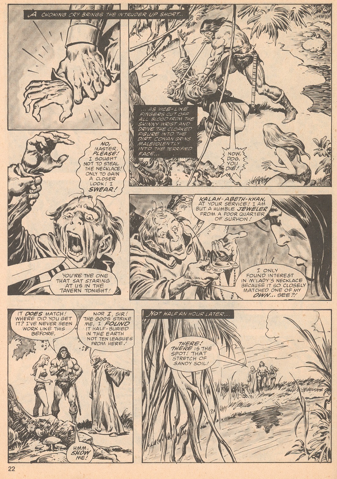 Read online The Savage Sword Of Conan comic -  Issue #64 - 22