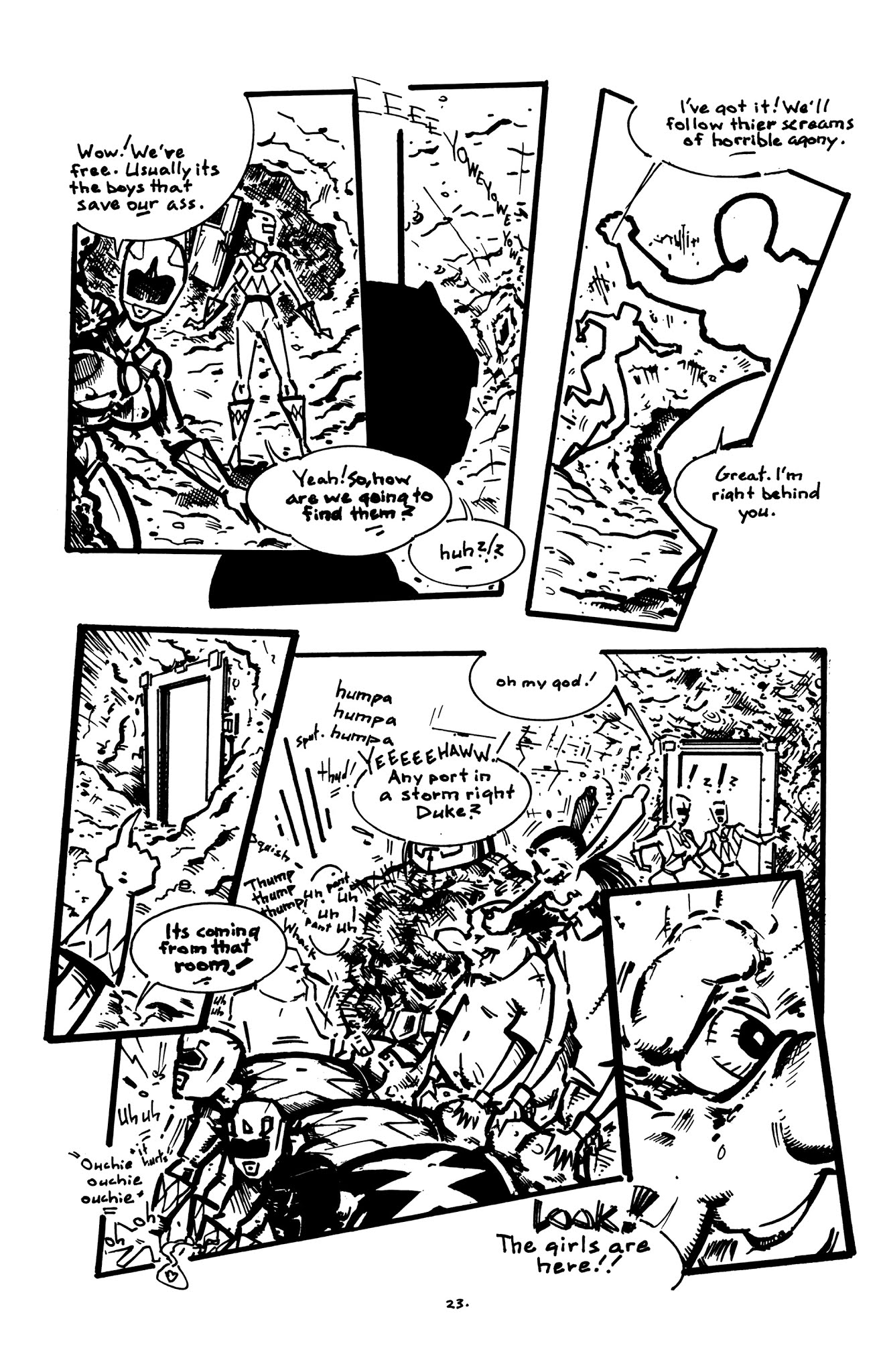 Read online Mighty Morphing Rump Rangers comic -  Issue # Full - 25