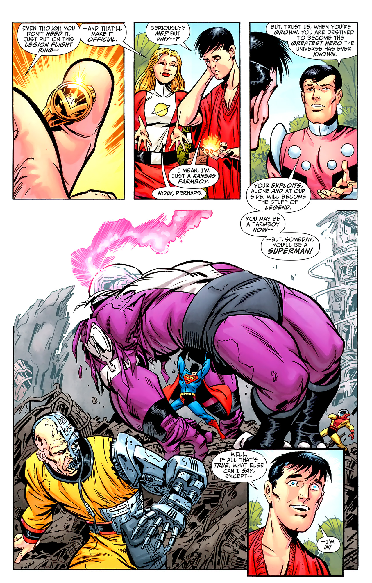 Read online DC Universe: Legacies comic -  Issue #6 - 27