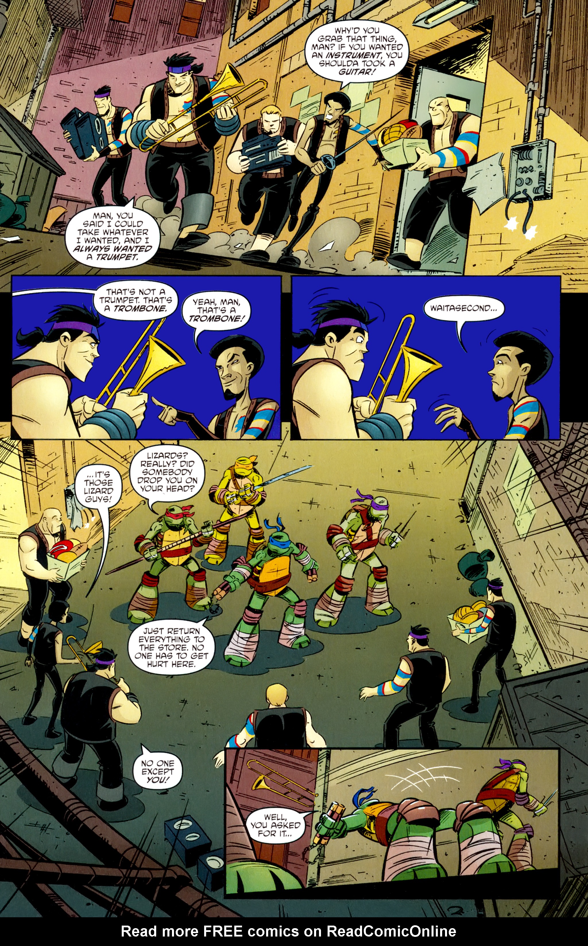 Read online Teenage Mutant Ninja Turtles New Animated Adventures Free Comic Book Day comic -  Issue # Full - 10