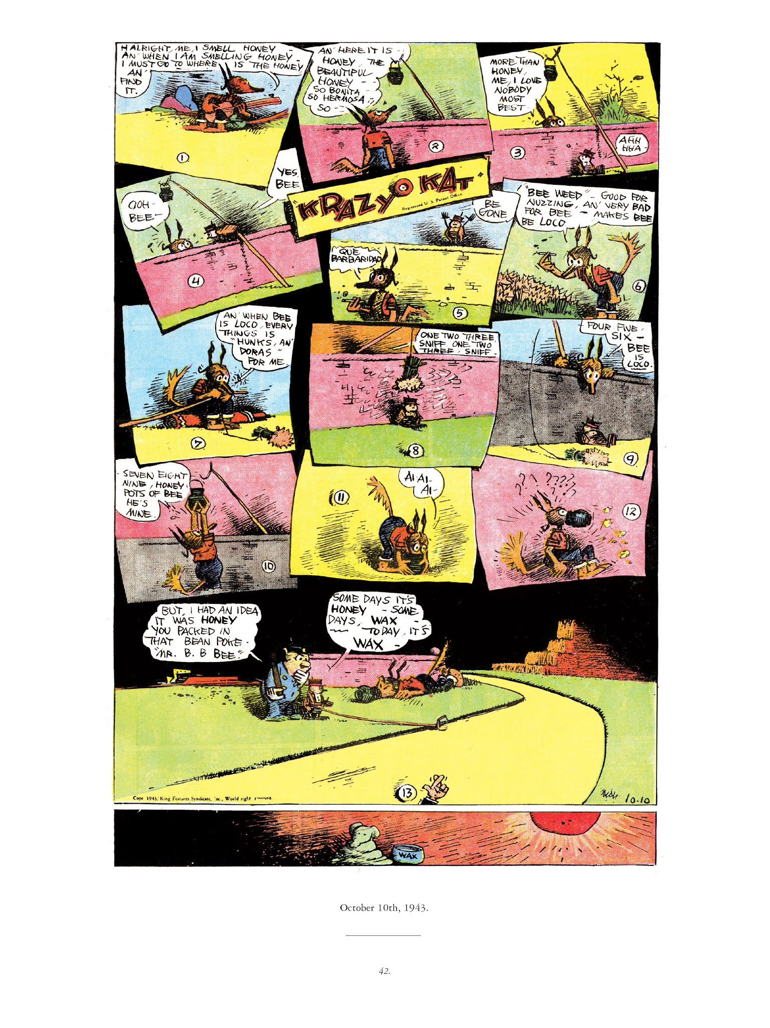 Read online Krazy & Ignatz comic -  Issue # TPB 13 - 68