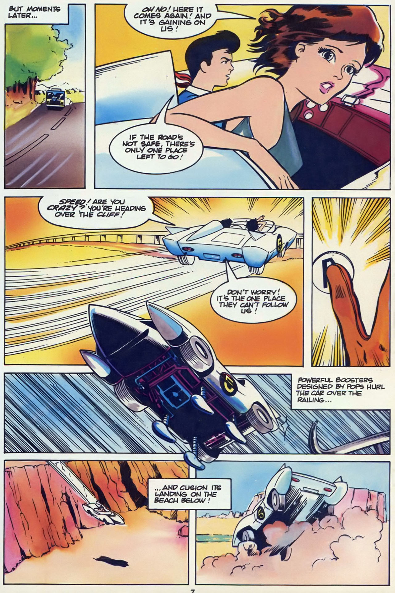Read online Speed Racer (1987) comic -  Issue #7 - 9