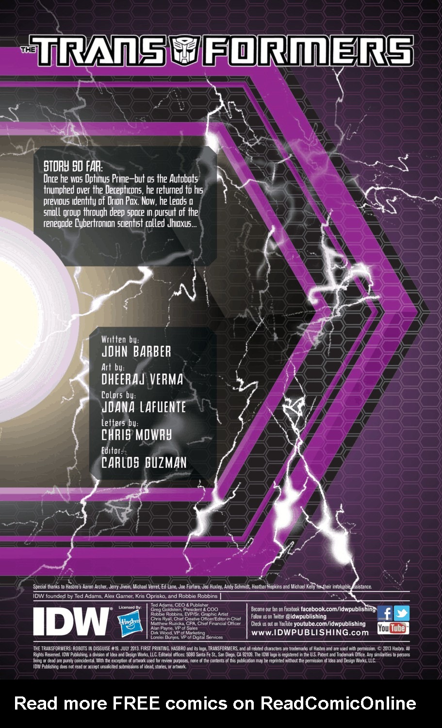 Read online Transformers: Robots In Disguise (2012) comic -  Issue #19 - 3