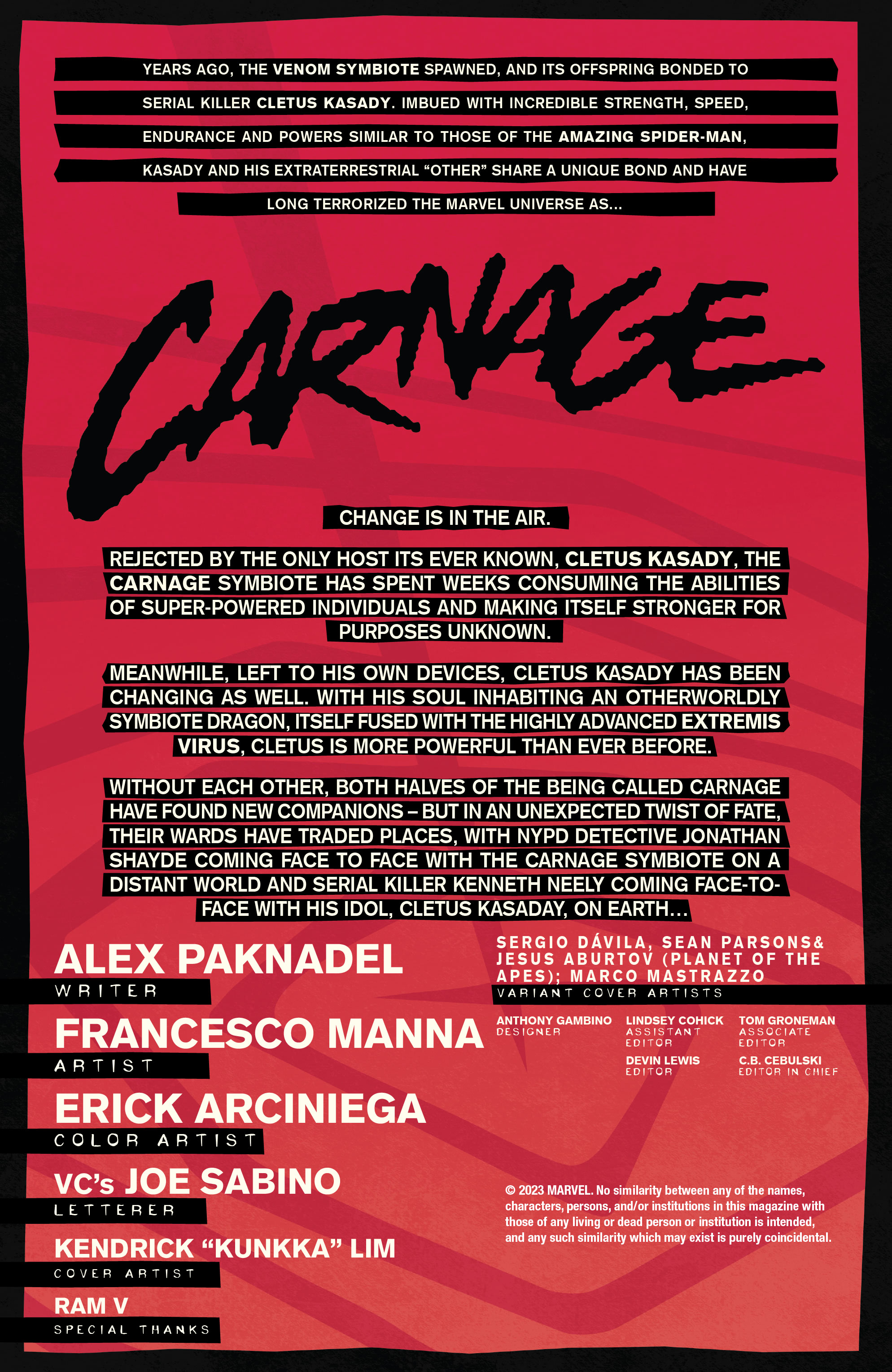 Read online Carnage (2022) comic -  Issue #11 - 2