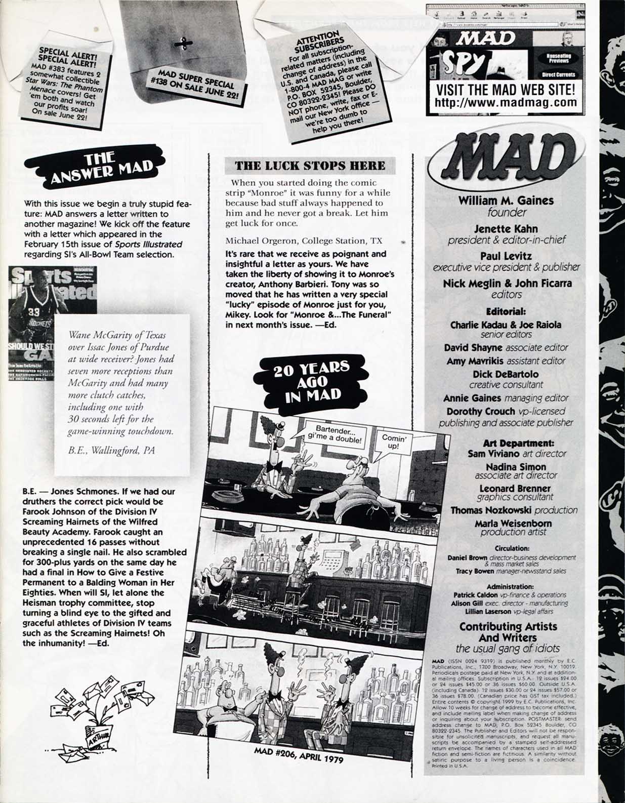 Read online MAD comic -  Issue #382 - 7