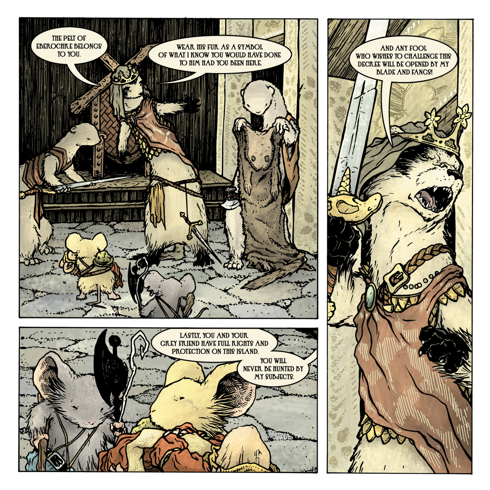 Read online Mouse Guard: The Black Axe comic -  Issue #5 - 7