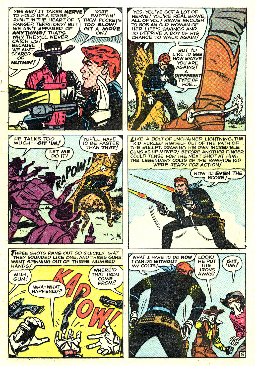 Read online The Rawhide Kid comic -  Issue #17 - 17