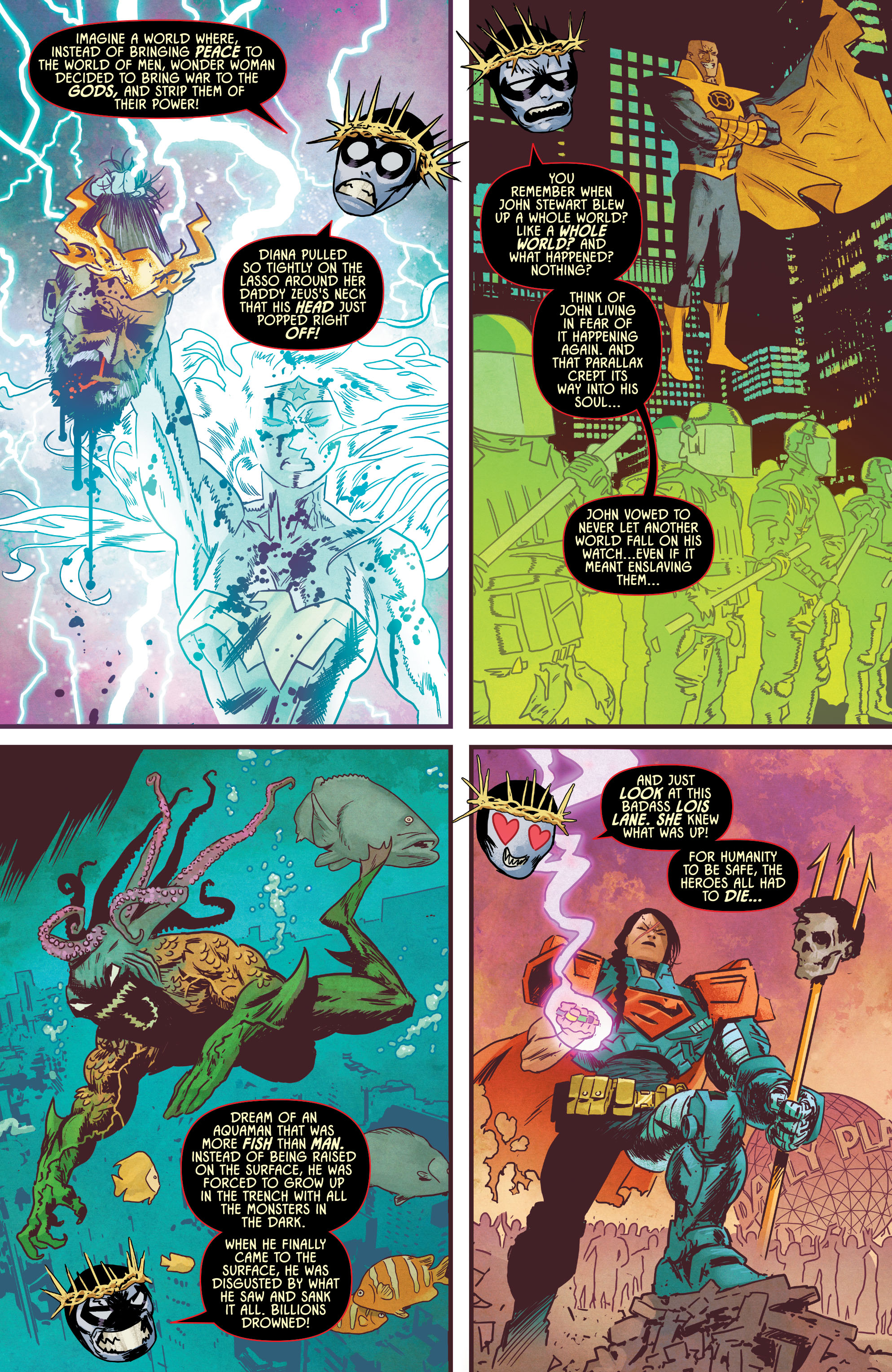 Read online Dark Nights: Death Metal - The Multiverse Who Laughs comic -  Issue # Full - 7