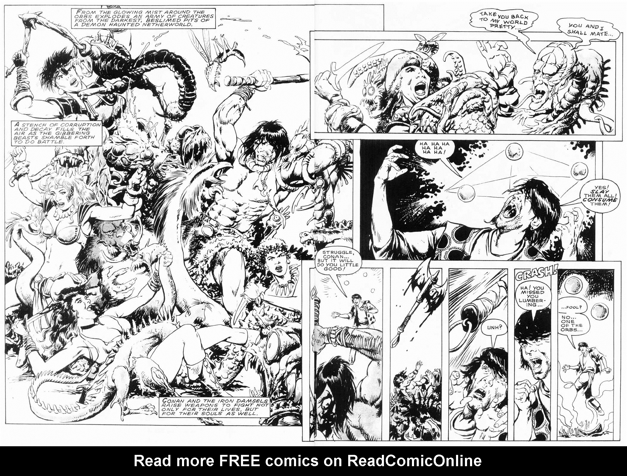 Read online The Savage Sword Of Conan comic -  Issue #154 - 47