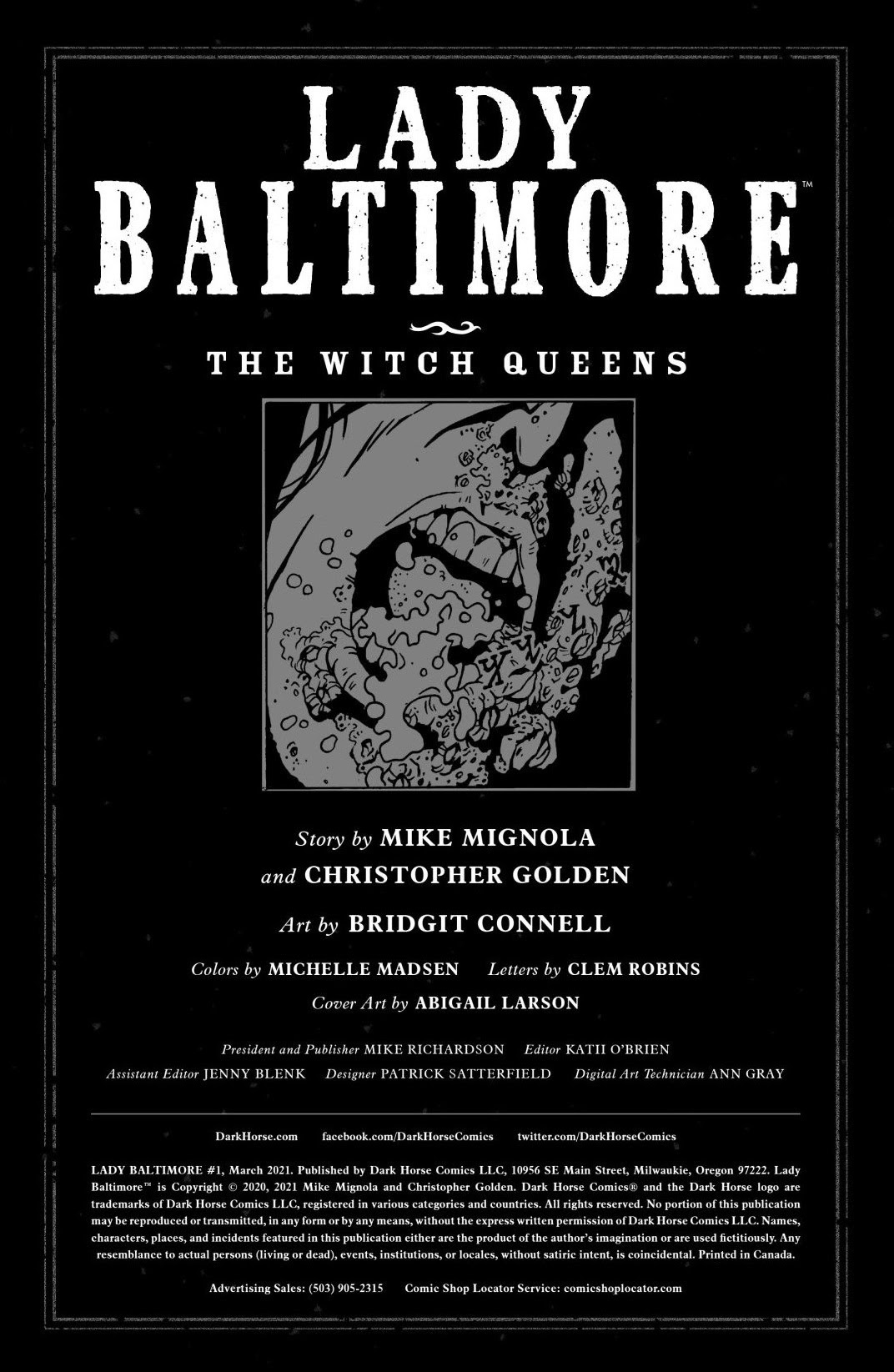 Read online Lady Baltimore: The Witch Queens comic -  Issue #1 - 2
