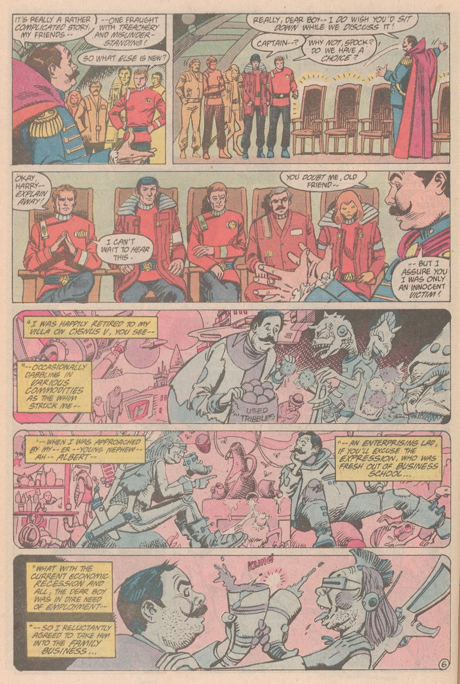 Read online Star Trek (1984) comic -  Issue #40 - 7