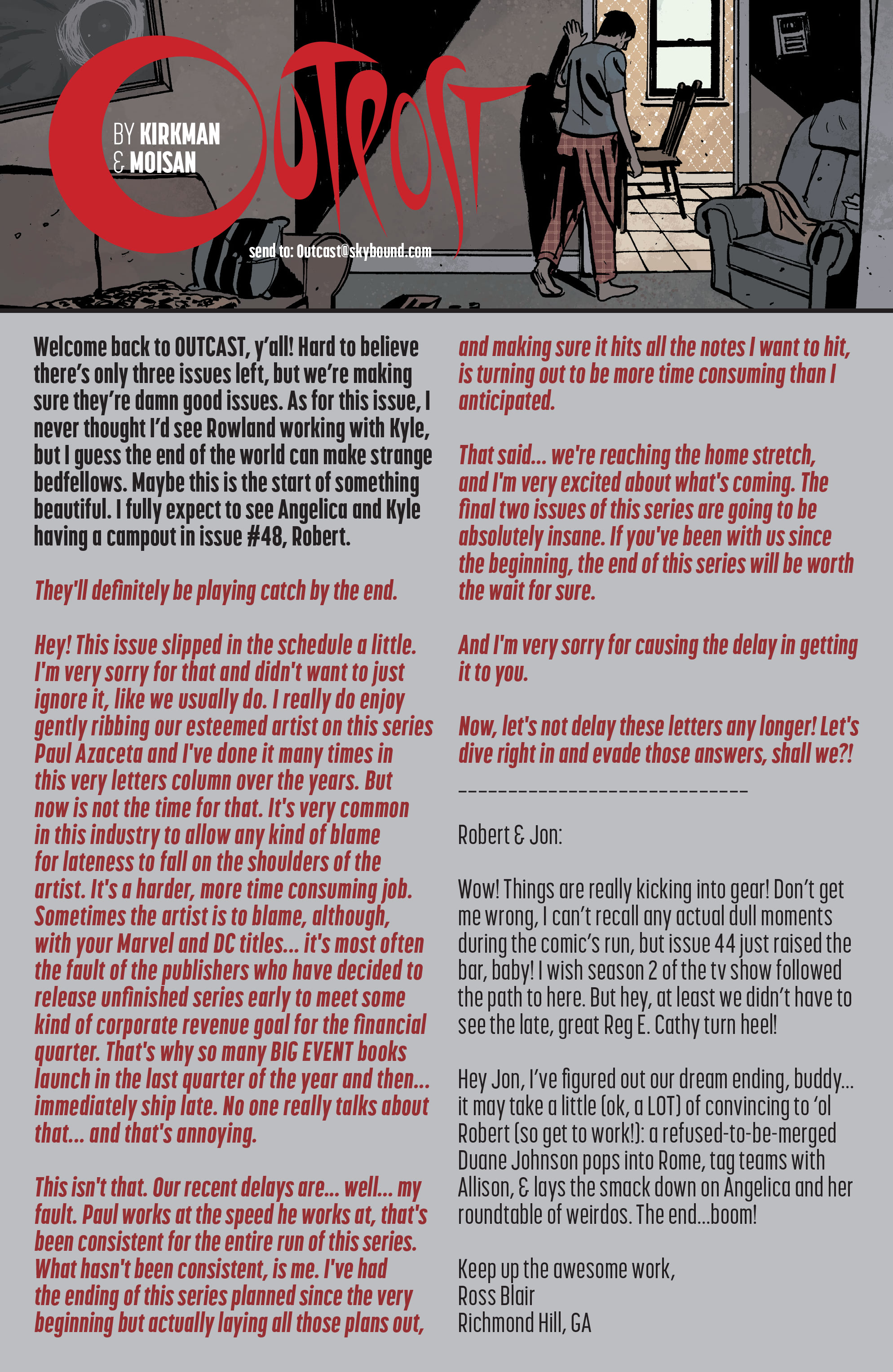 Read online Outcast by Kirkman & Azaceta comic -  Issue #45 - 21