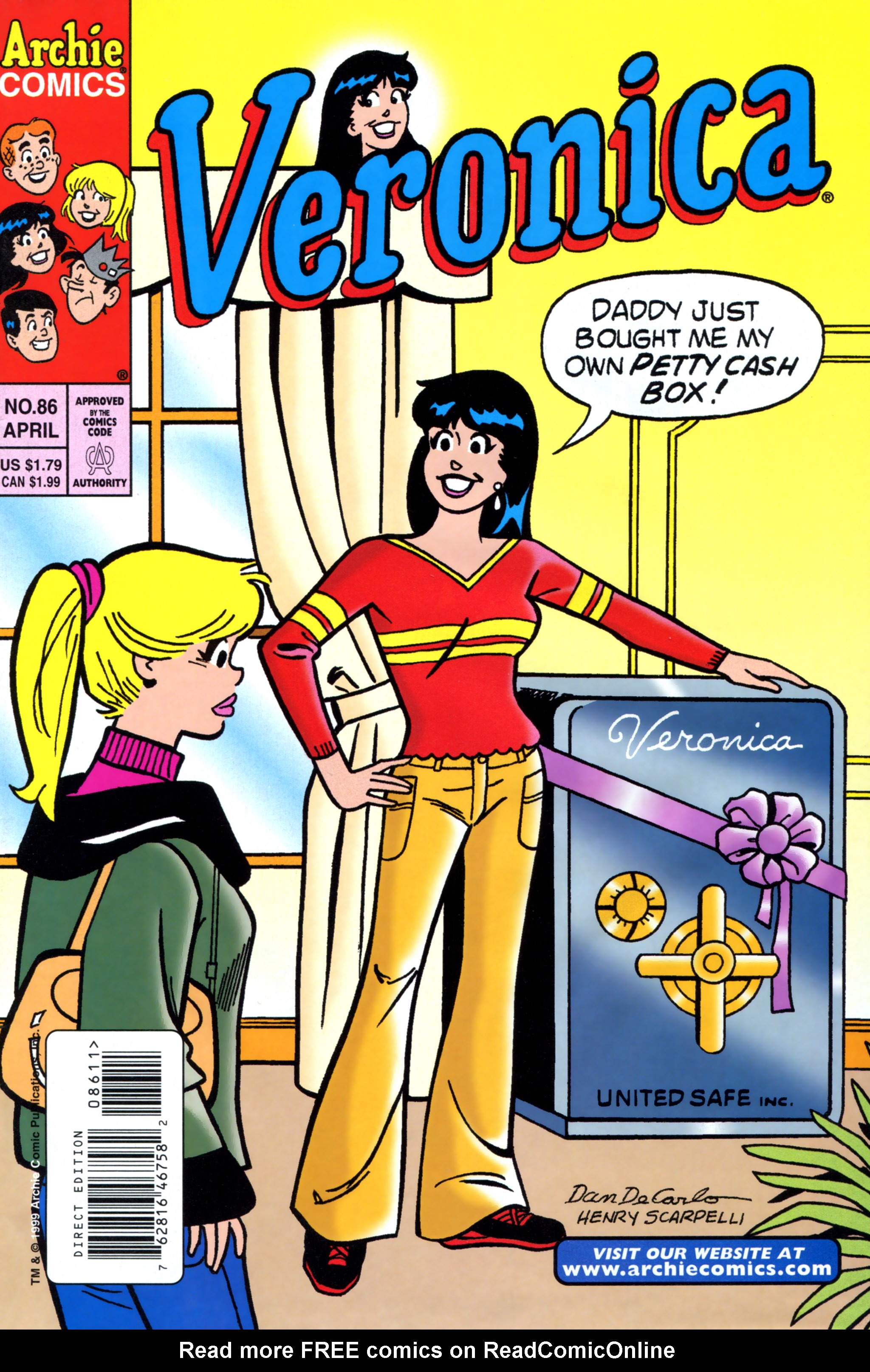 Read online Veronica comic -  Issue #86 - 1