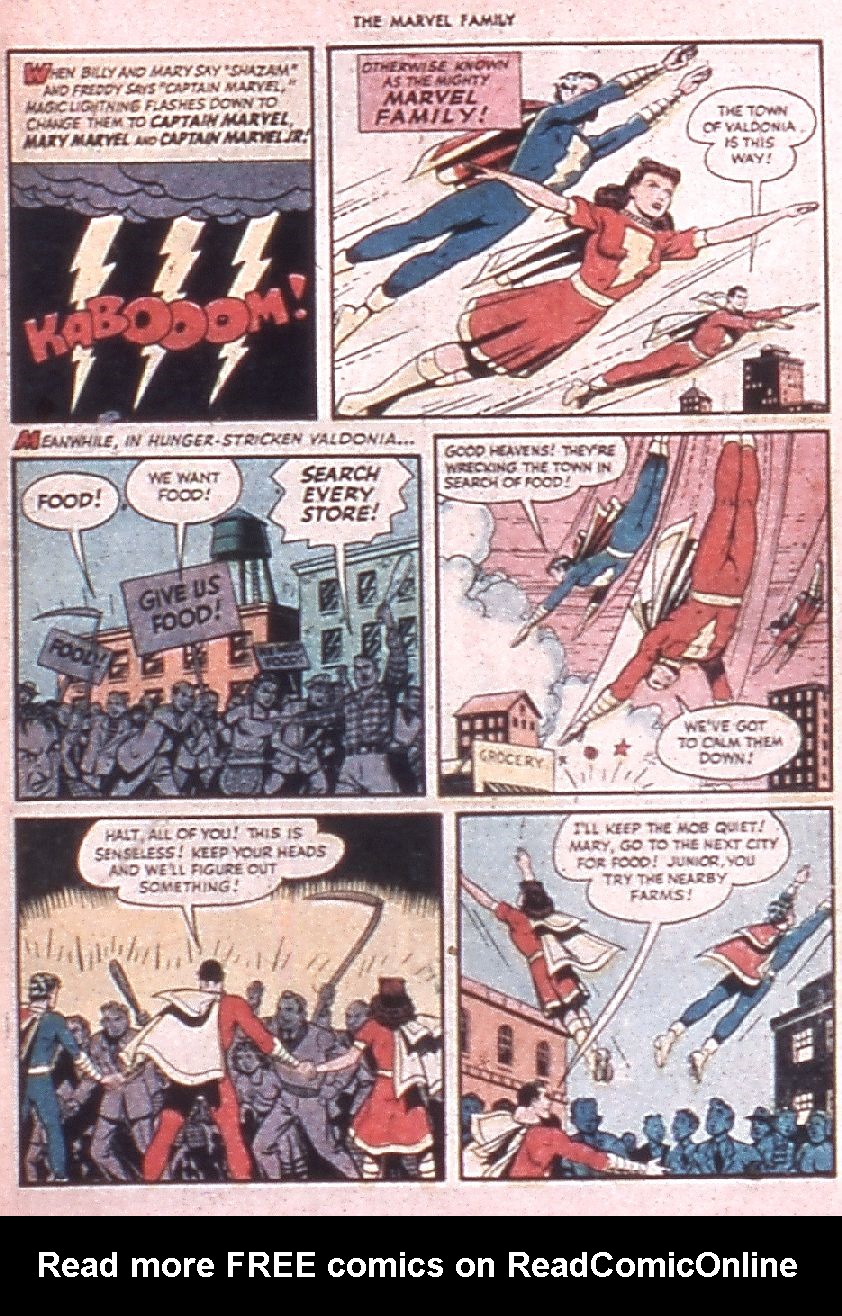 Read online The Marvel Family comic -  Issue #31 - 7