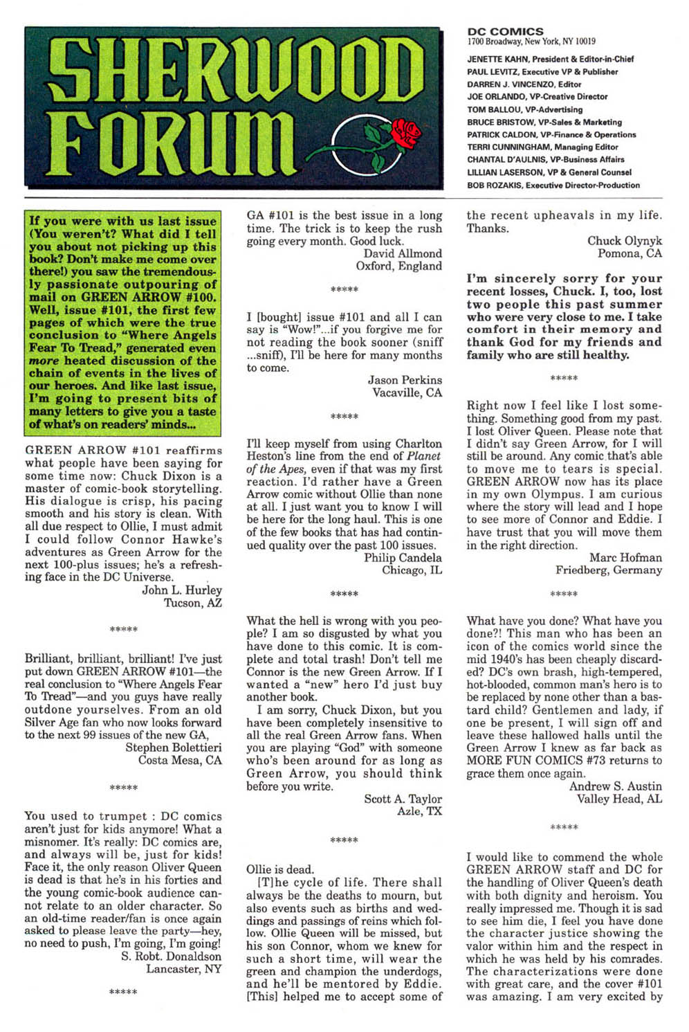 Read online Green Arrow (1988) comic -  Issue #106 - 23