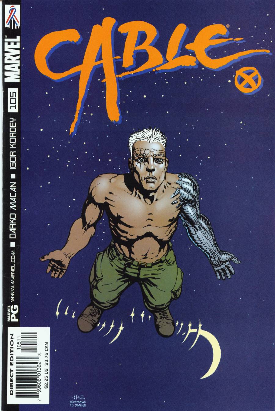 Read online Cable (1993) comic -  Issue #105 - 1