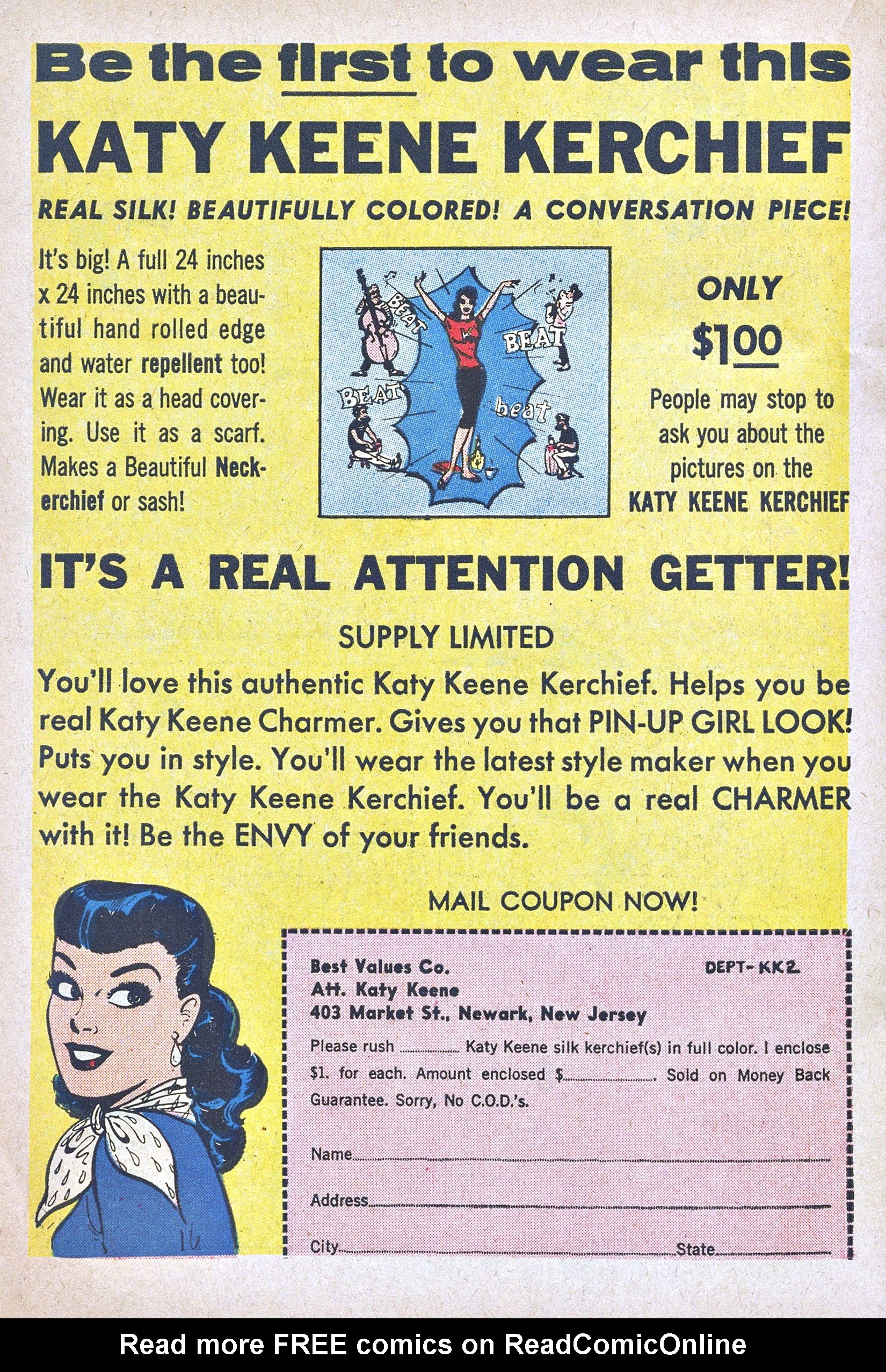 Read online Katy Keene (1949) comic -  Issue #60 - 22