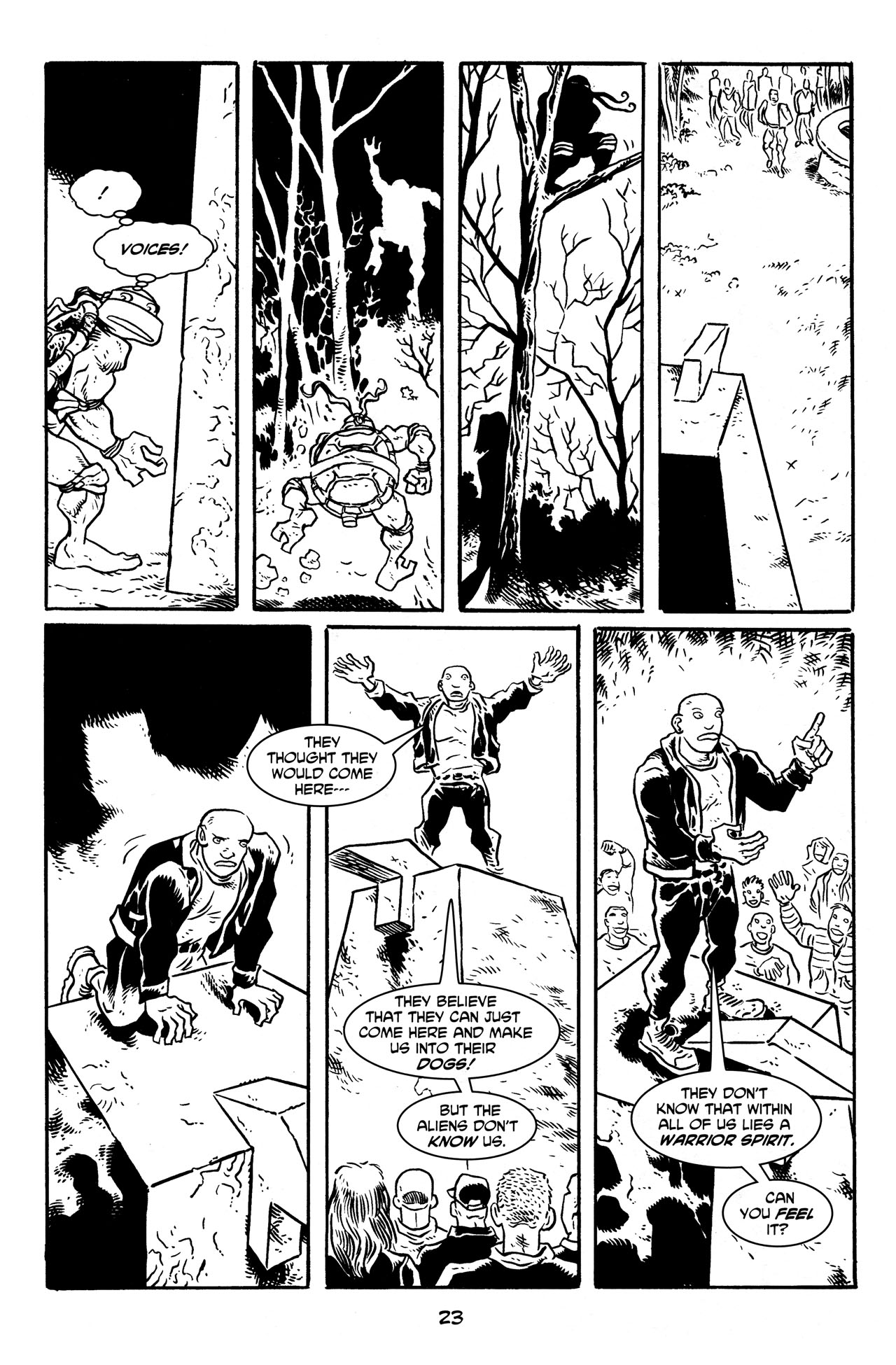 Read online Michelangelo The Third Kind comic -  Issue #3 - 25