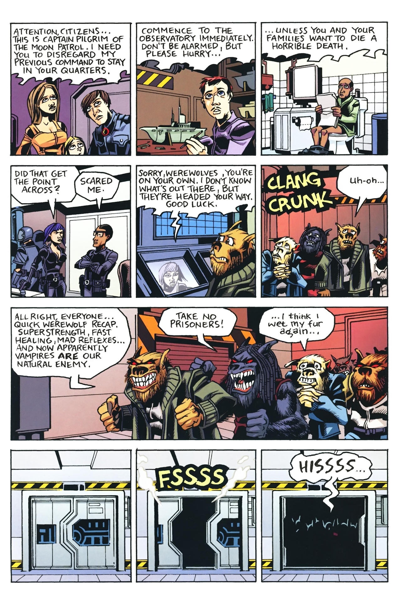 Read online Werewolves on the Moon: Versus Vampires comic -  Issue #1 - 27