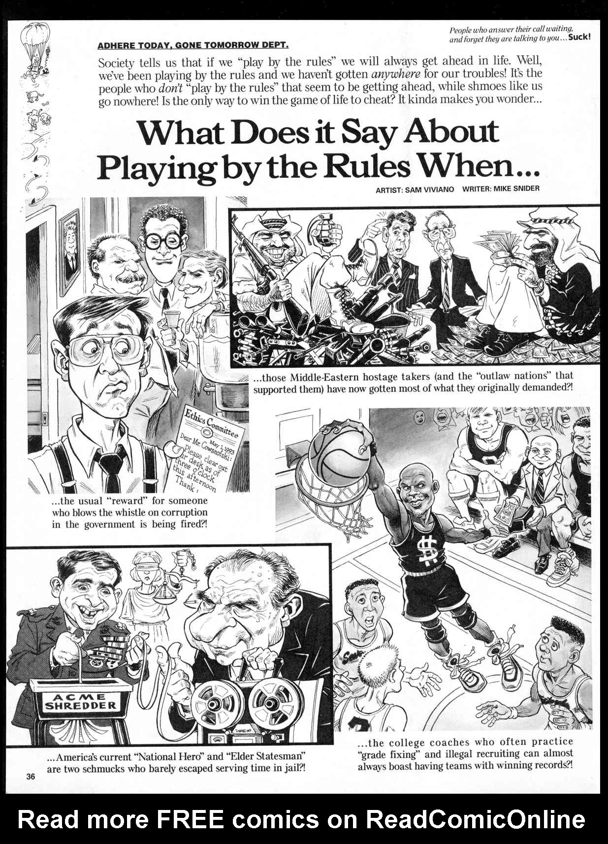 Read online MAD comic -  Issue #326 - 38