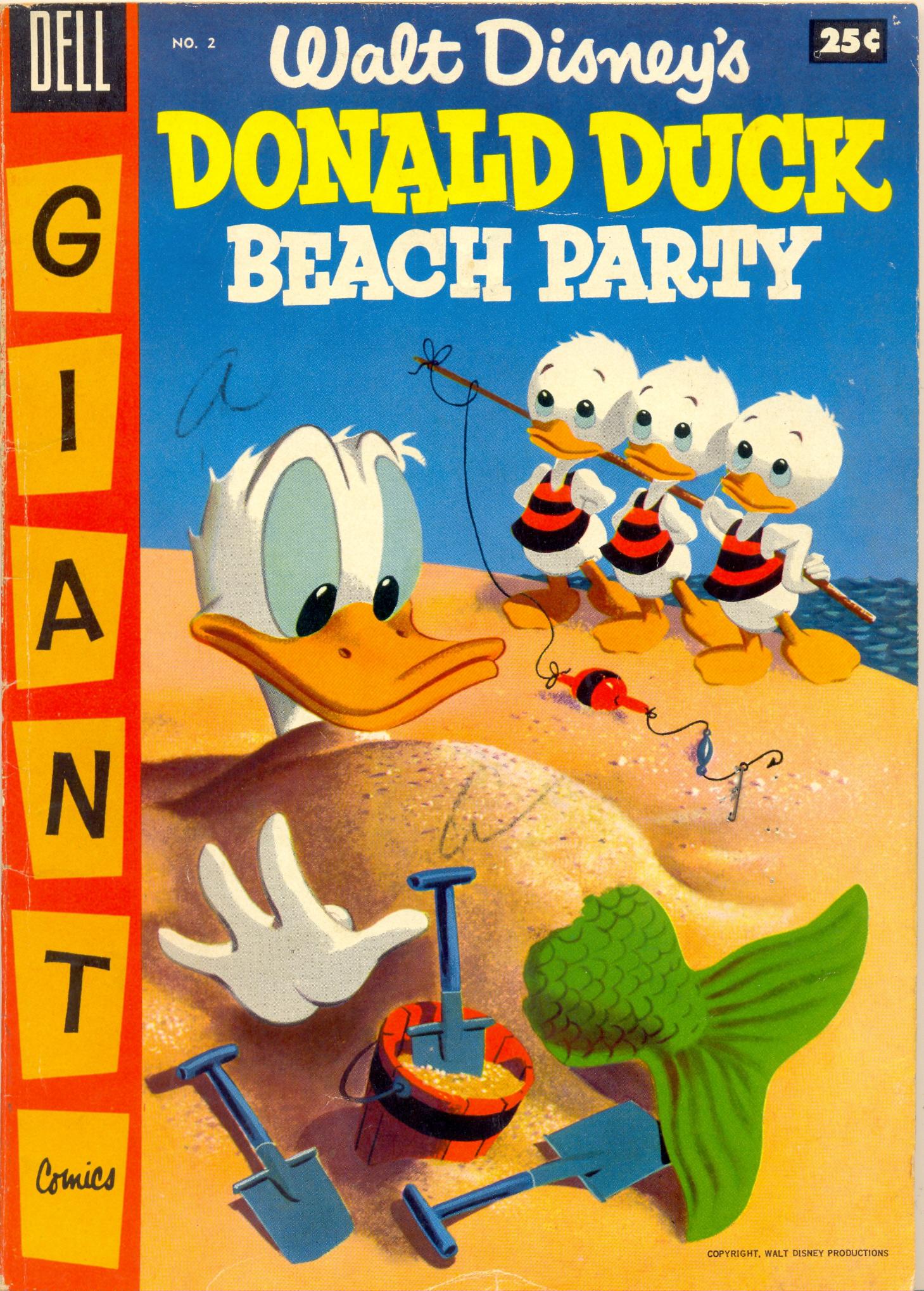 Read online Donald Duck Beach Party comic -  Issue #2 - 1