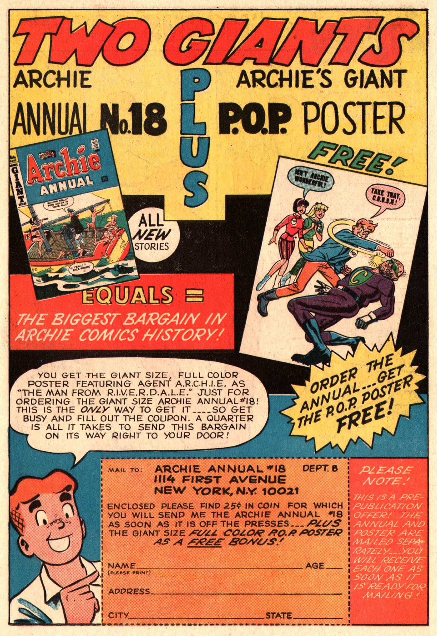 Read online Jughead (1965) comic -  Issue #134 - 19