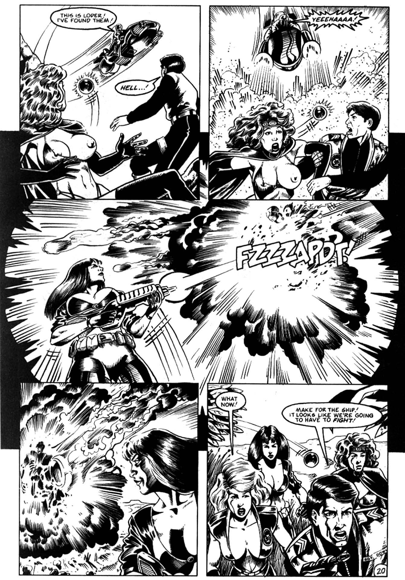 Read online Galaxina comic -  Issue #4 - 23