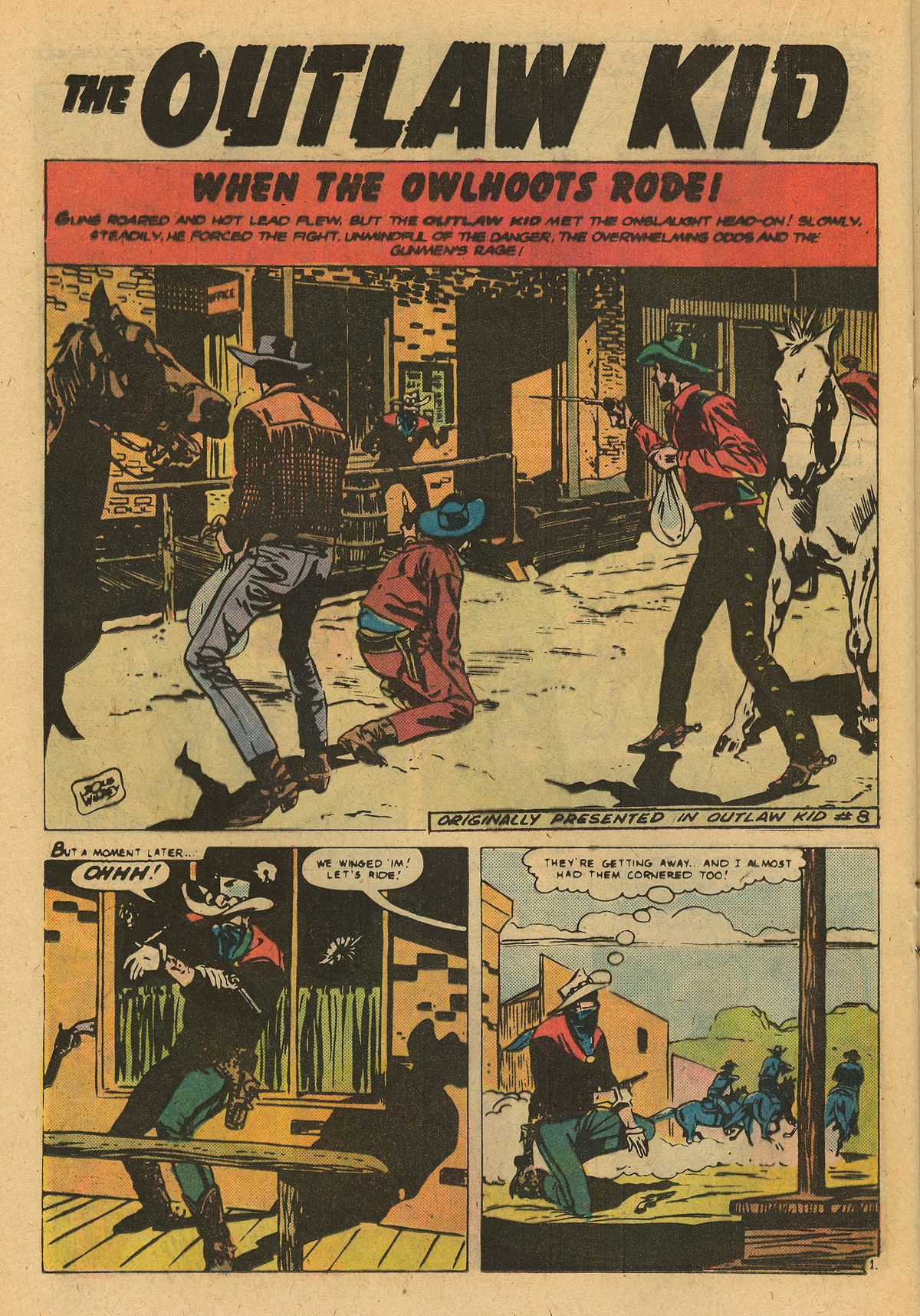 Read online The Outlaw Kid (1970) comic -  Issue #26 - 20